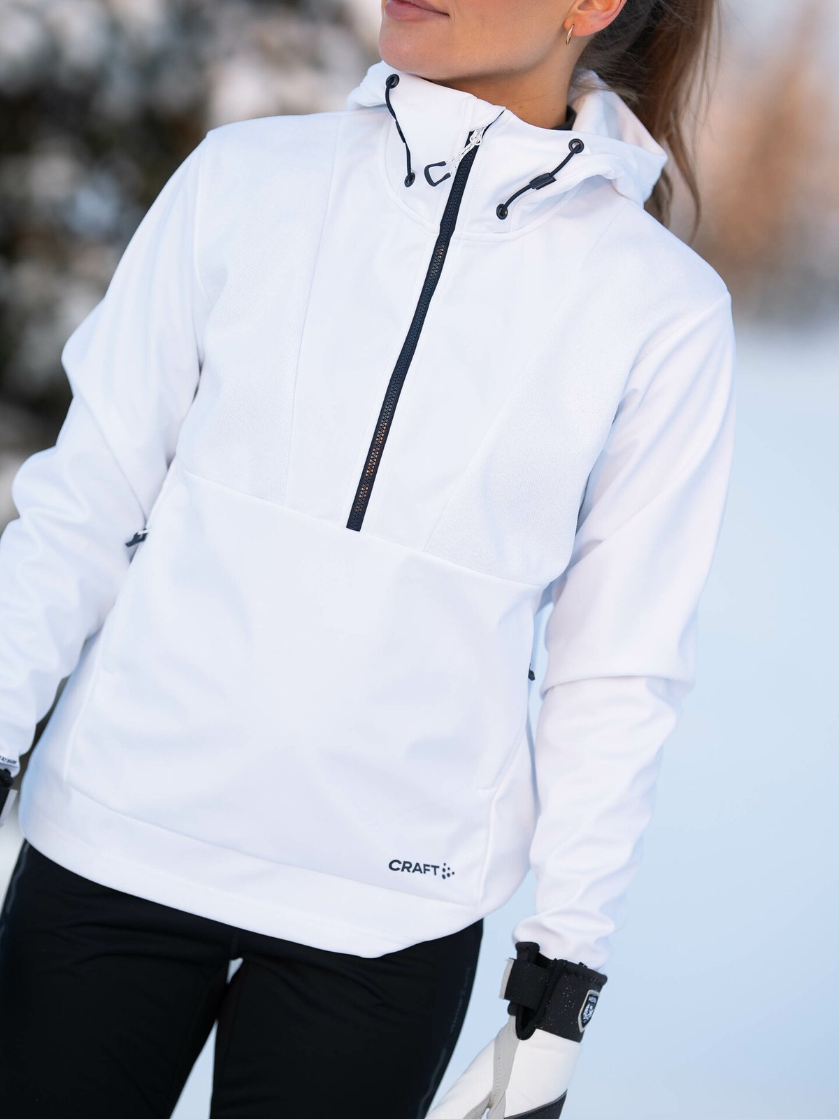 Craft Nor Advance Backcountry Anorak White-Blaze