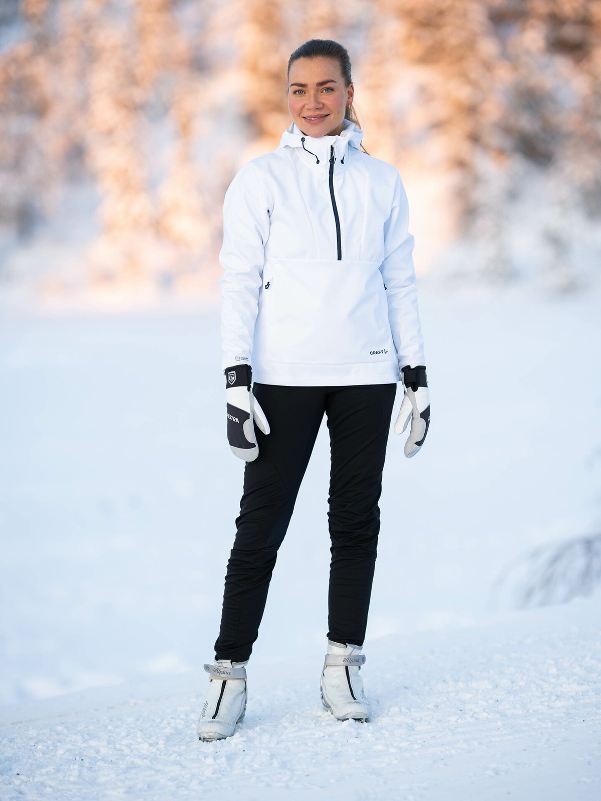 Craft Nor Advance Backcountry Anorak White-Blaze