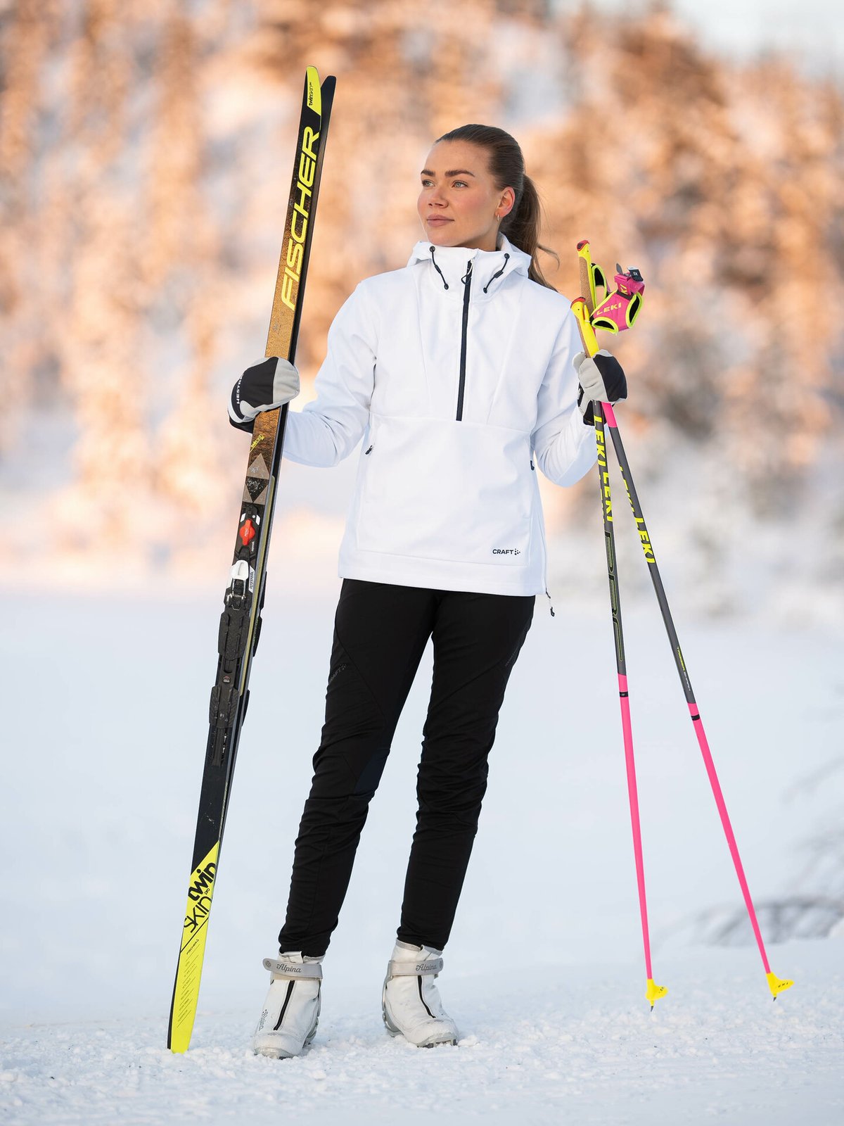 Craft Nor Advance Backcountry Anorak White-Blaze