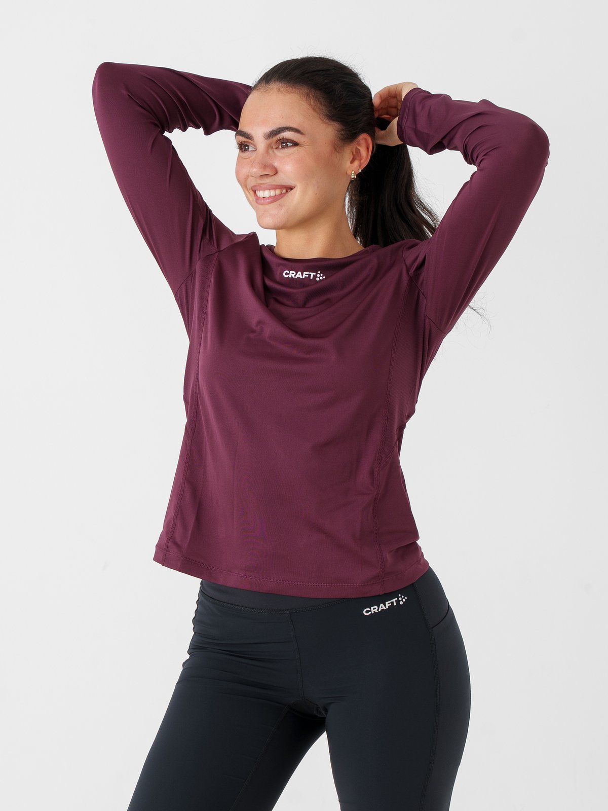 Craft Advance Essence Long Sleeve Tee 2 Dk Fig