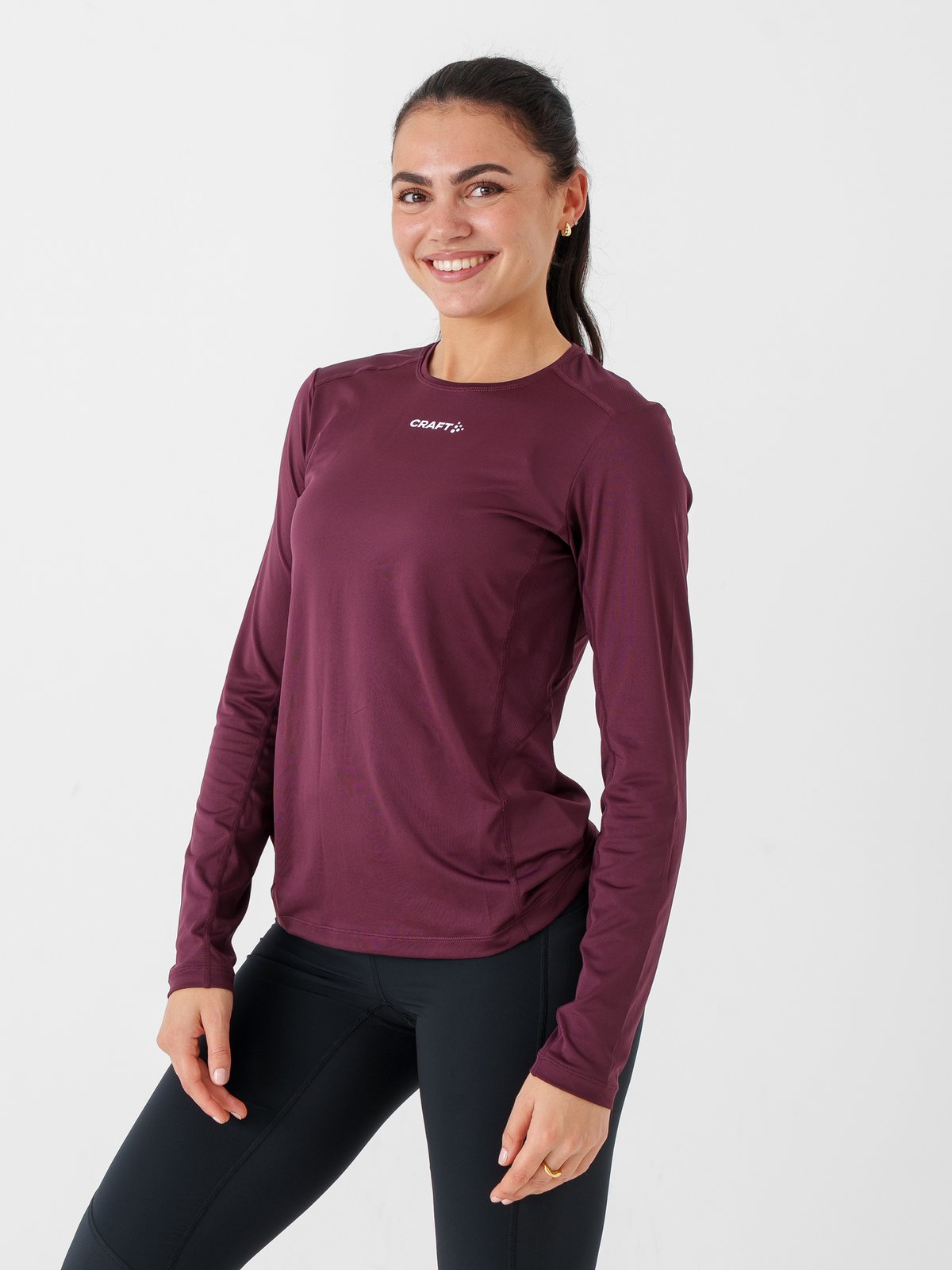 Craft Advance Essence Long Sleeve Tee 2 Dk Fig