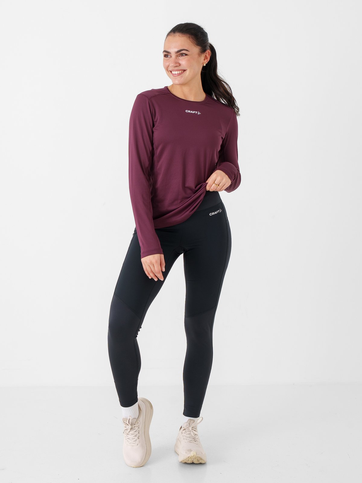Craft Advance Essence Long Sleeve Tee 2 Dk Fig