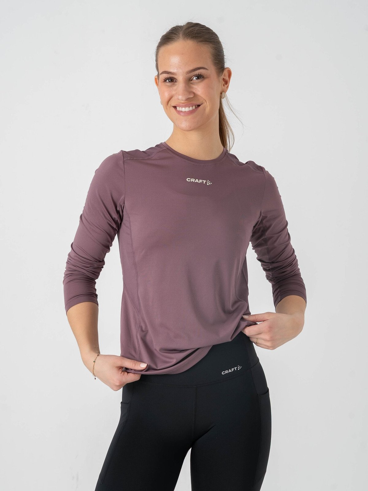 Craft Advance Essence Long Sleeve Tee 2 Flint