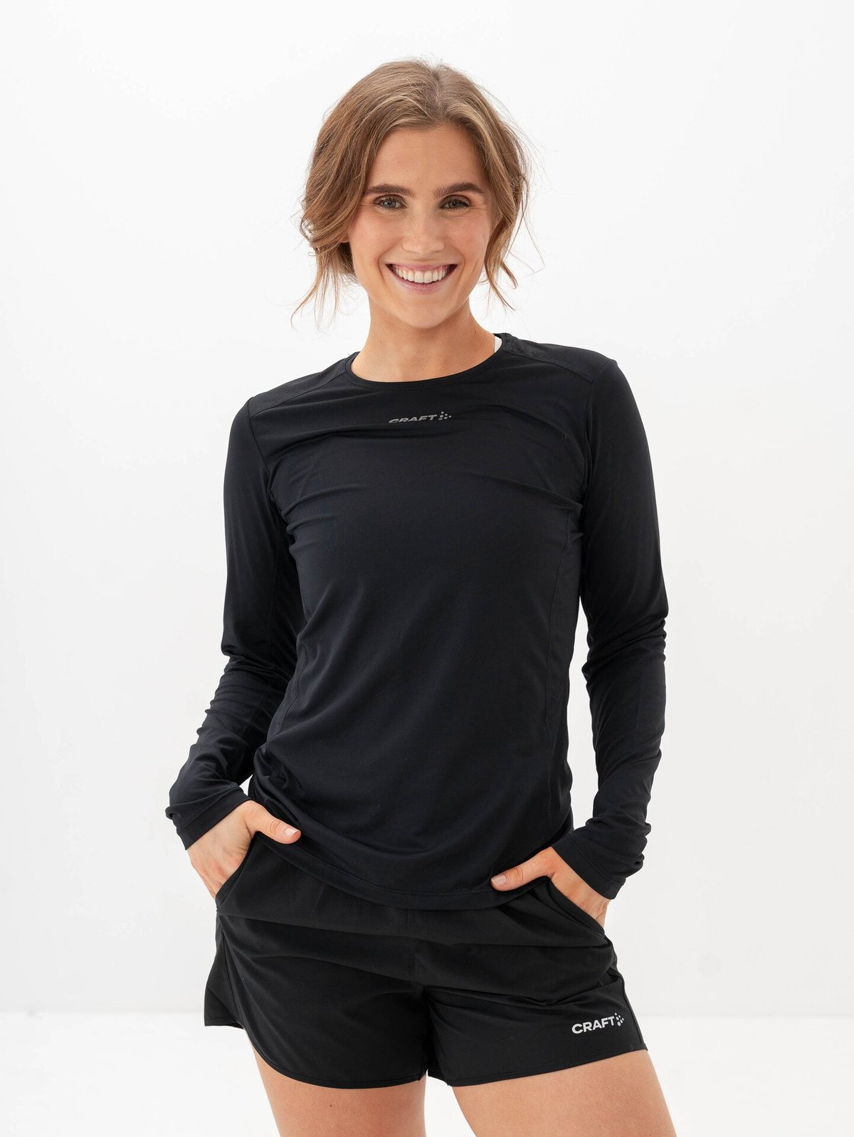 Craft Advance Essence Long Sleeve Tee 2 Black