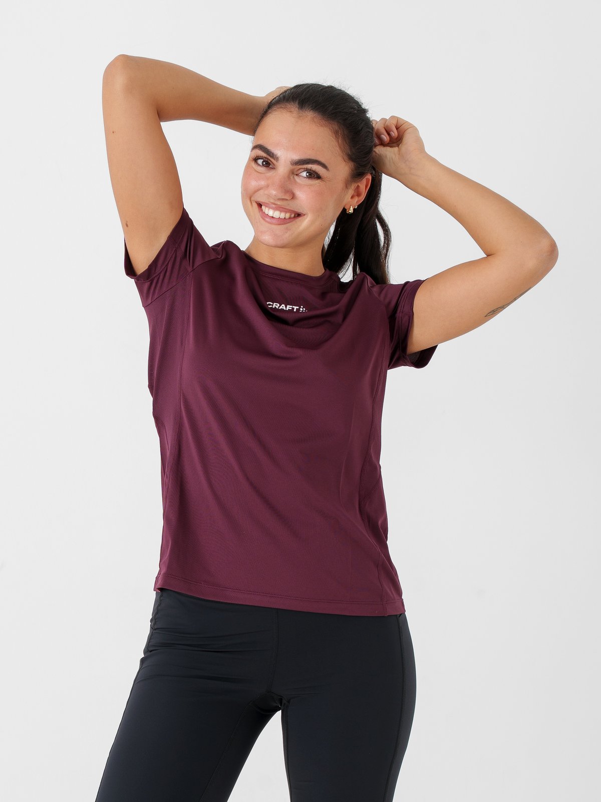 Craft Advance Essence Short Sleeve Tee 2 Dk Fig