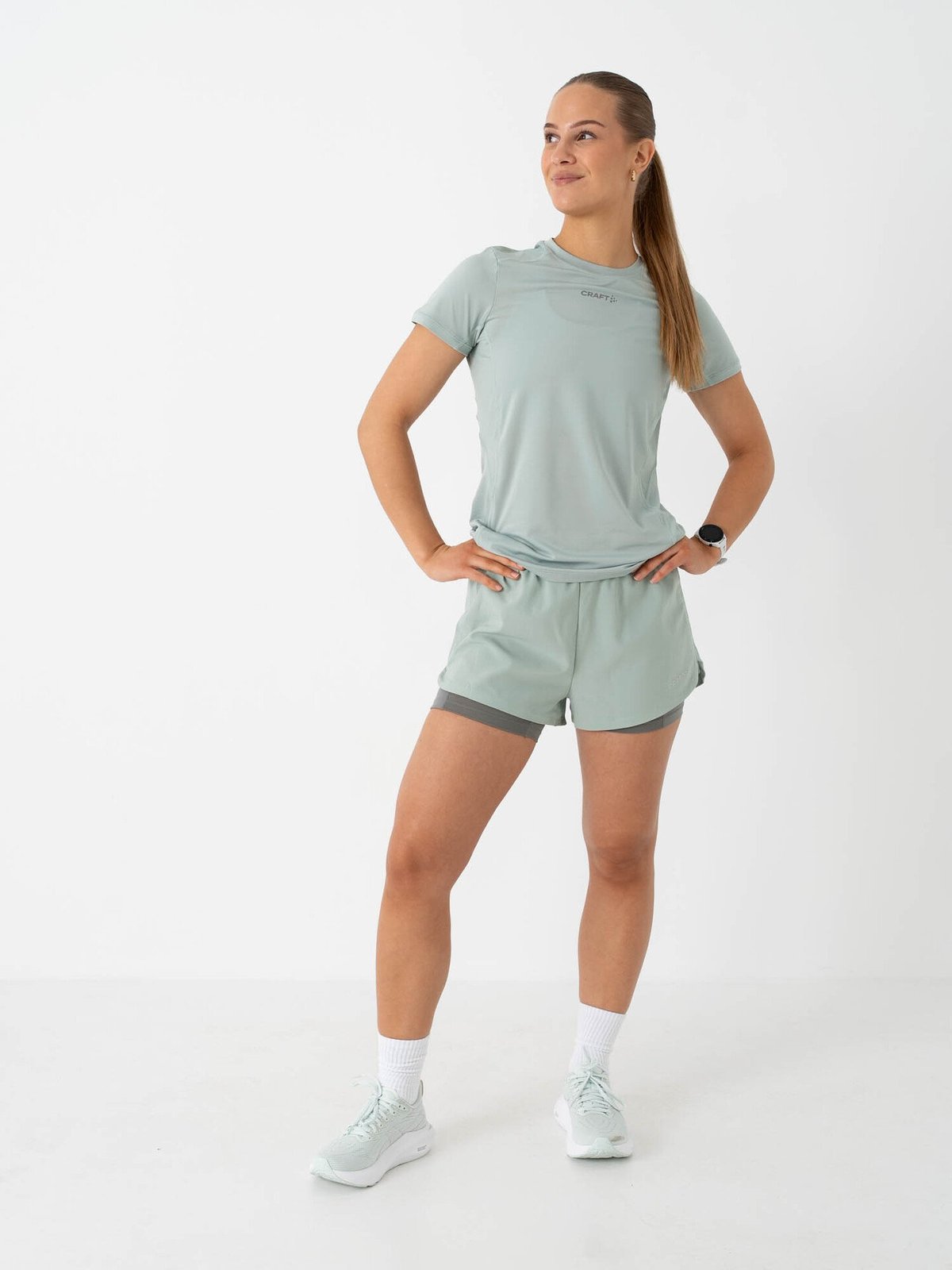 Craft Advance Essence Short Sleeve Tee 2 Glacial