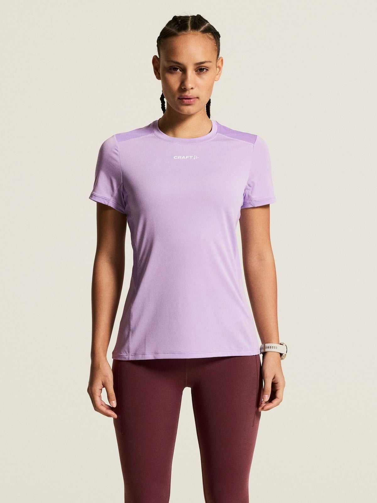 Craft Advance Essence Short Sleeve Tee 2 Lilac