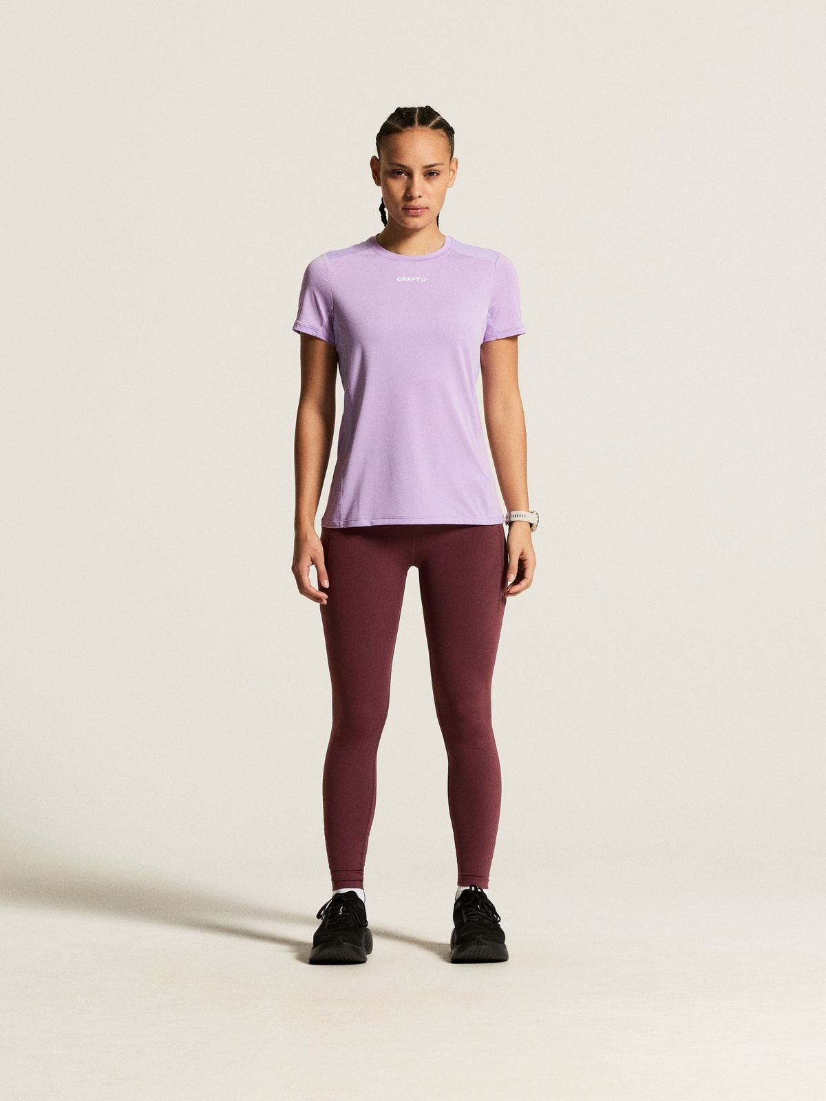 Craft Advance Essence Short Sleeve Tee 2 Lilac