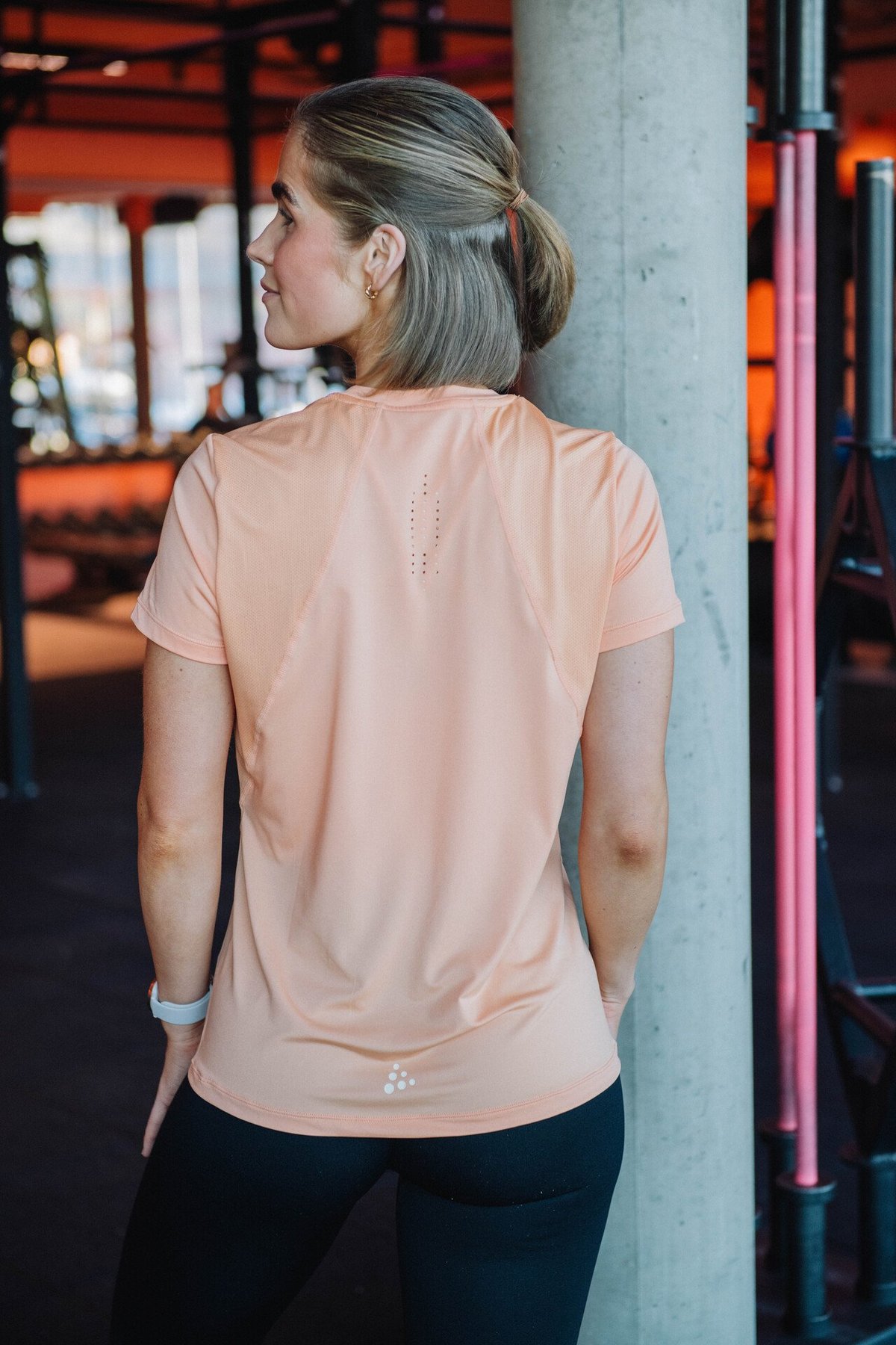 Craft Advance Essence Short Sleeve Tee 2 Apricot