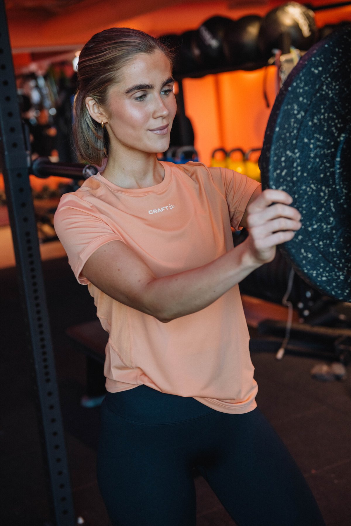 Craft Advance Essence Short Sleeve Tee 2 Apricot