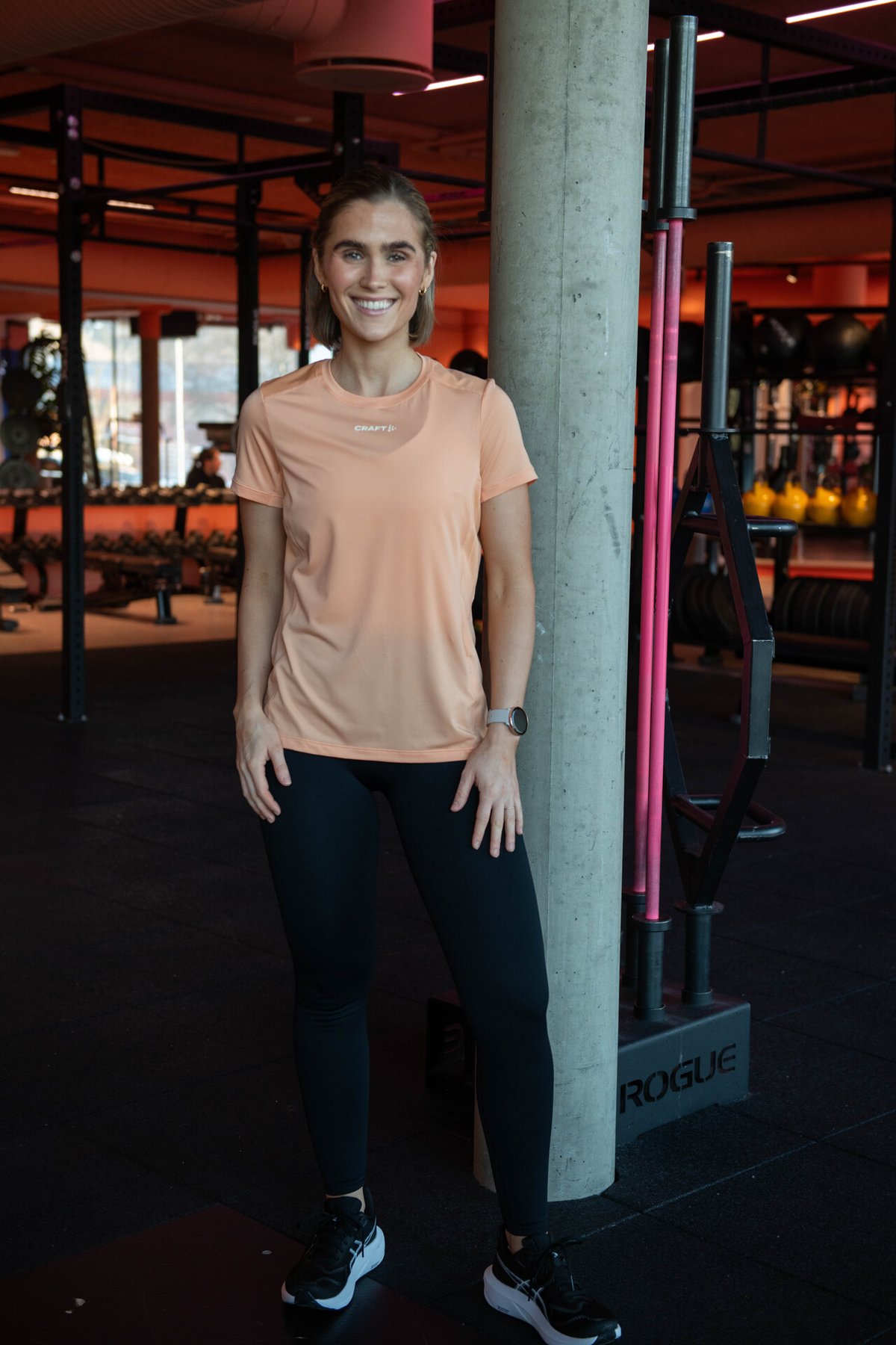 Craft Advance Essence Short Sleeve Tee 2 Apricot