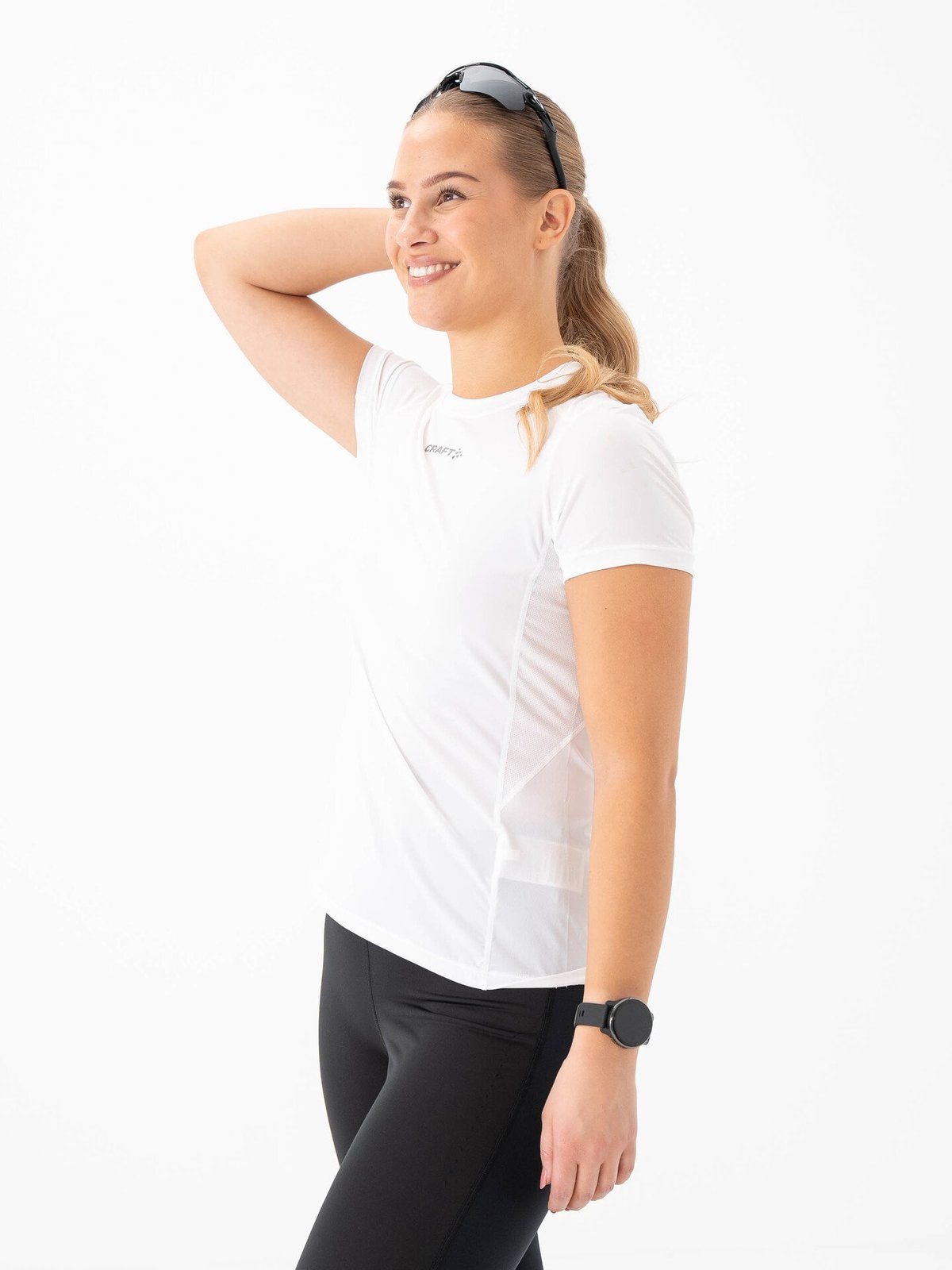 Craft Advance Essence Short Sleeve Tee 2 White