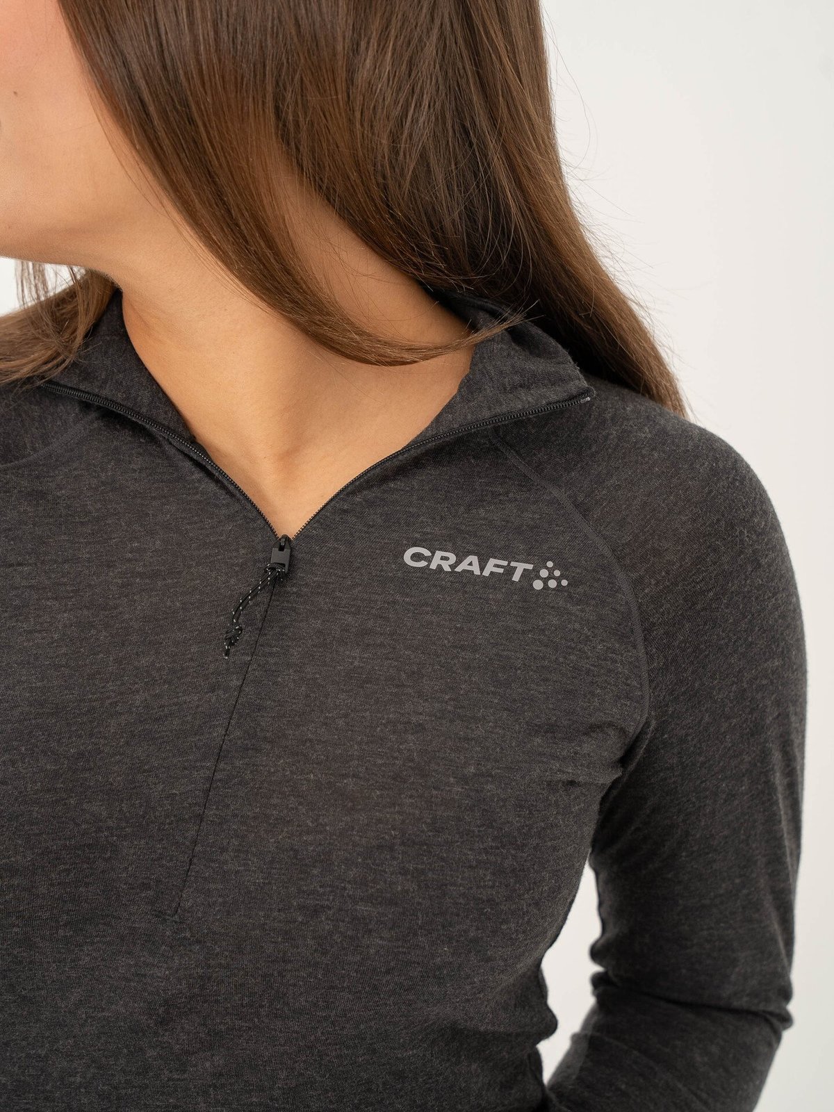 Craft Advance SubZ Wool Long Sleeve Tee 3 Black/Melange