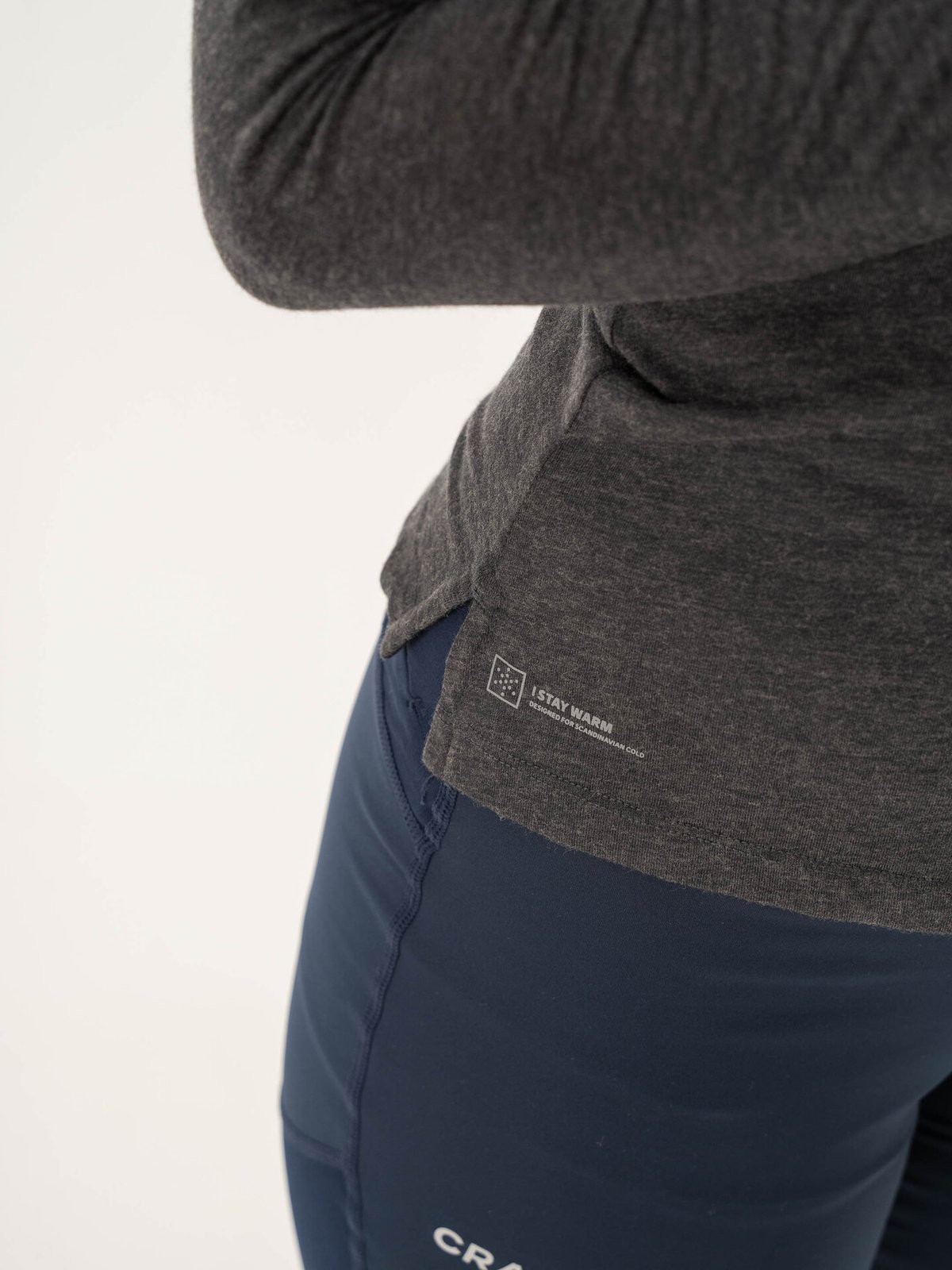 Craft Advance SubZ Wool Long Sleeve Tee 3 Black/Melange