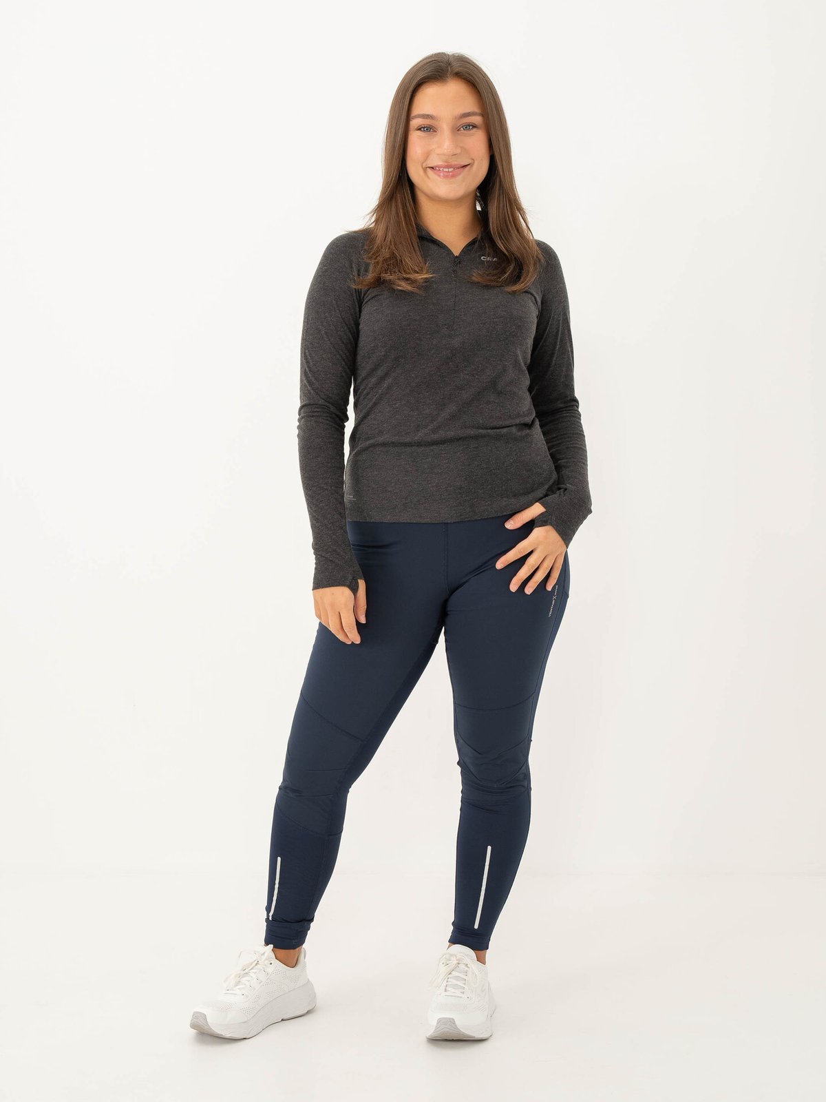 Craft Advance SubZ Wool Long Sleeve Tee 3 Black/Melange