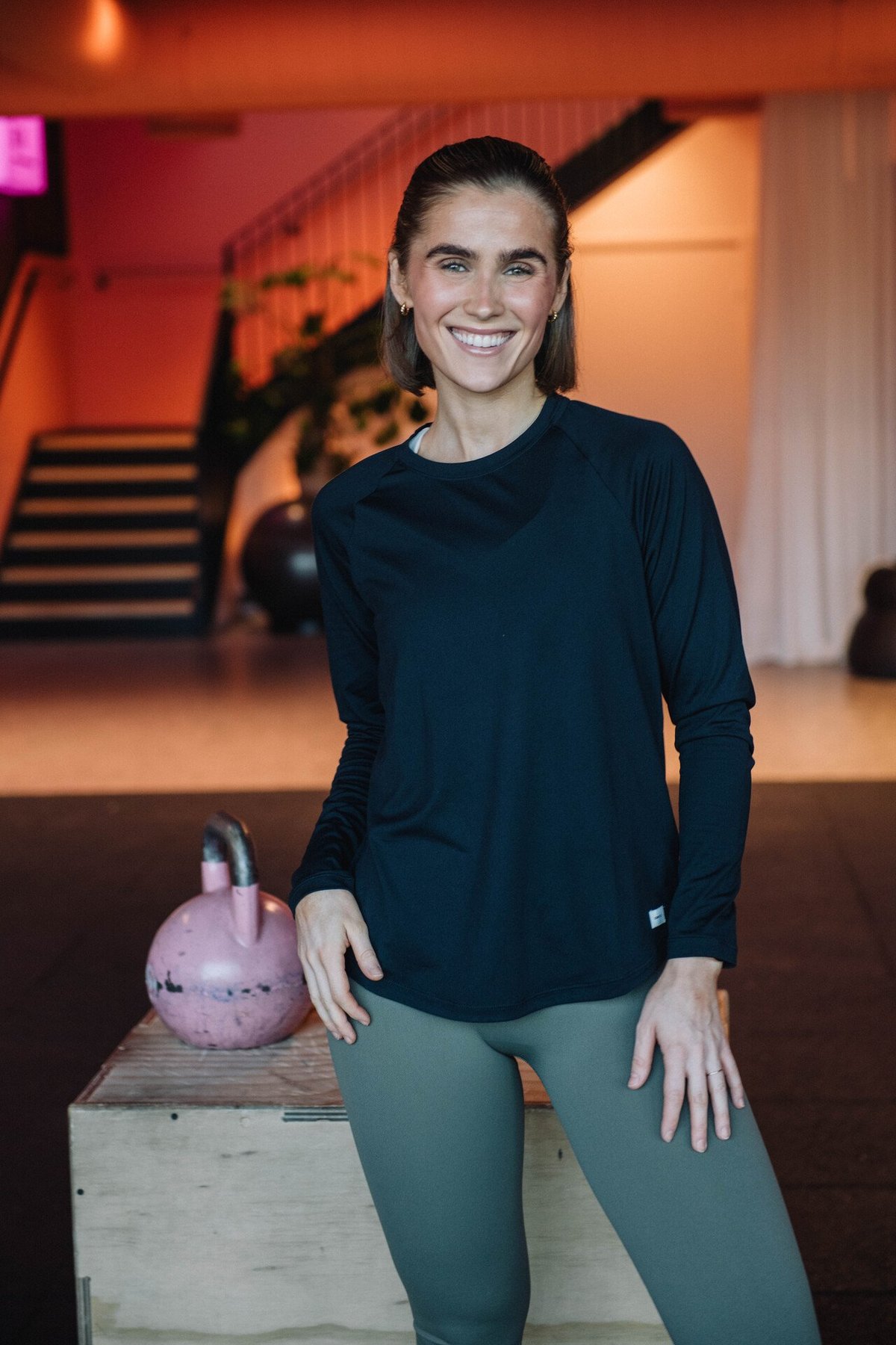 Craft Collective Long Sleeve Tee Woman Black