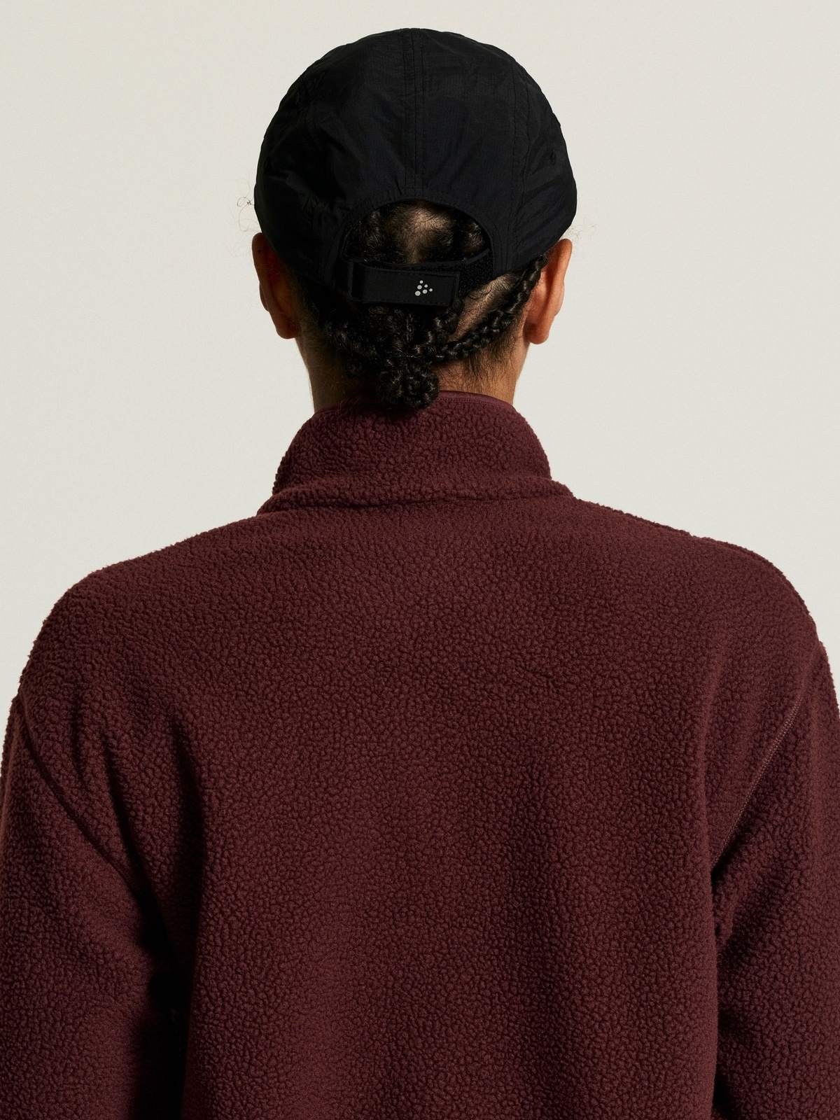 Craft Join Pile Fleece Half Zip Dk Fig