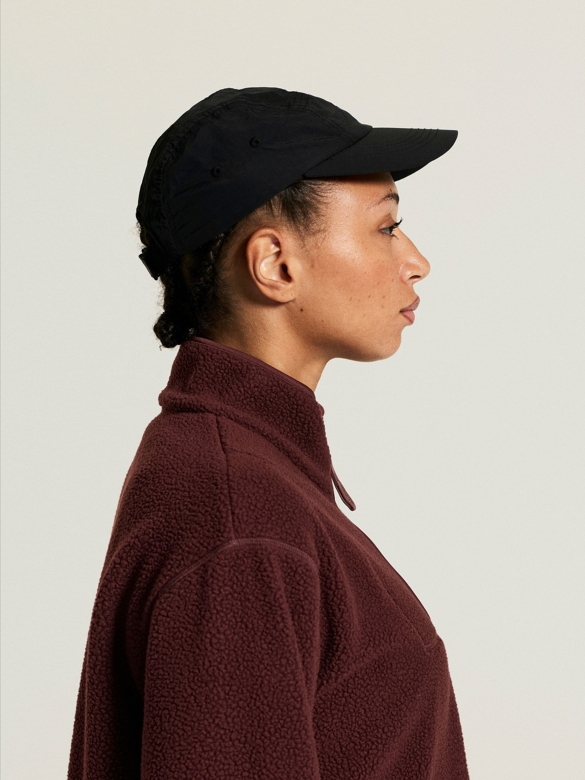 Craft Join Pile Fleece Half Zip Dk Fig