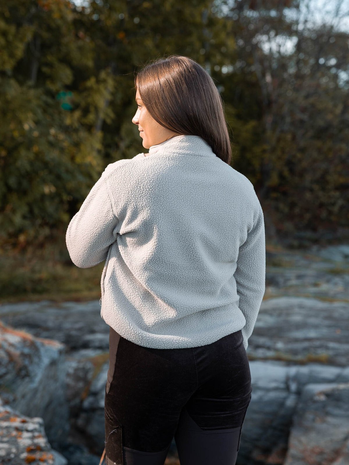 Craft Join Pile Fleece Half Zip Hay