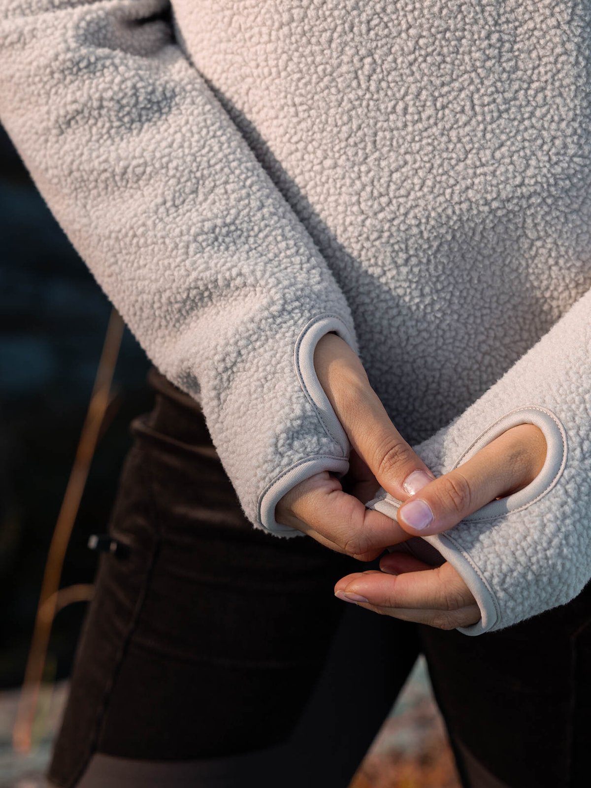 Craft Join Pile Fleece Half Zip Hay