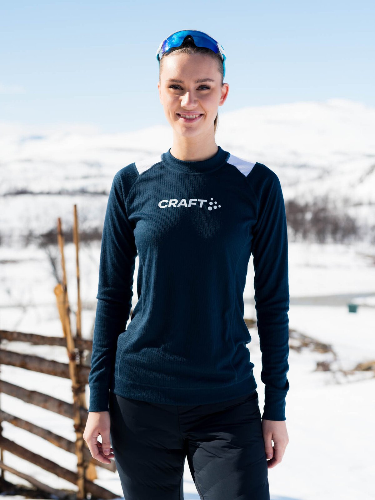 Craft Nor Dry Baselayer Set Blaze / White