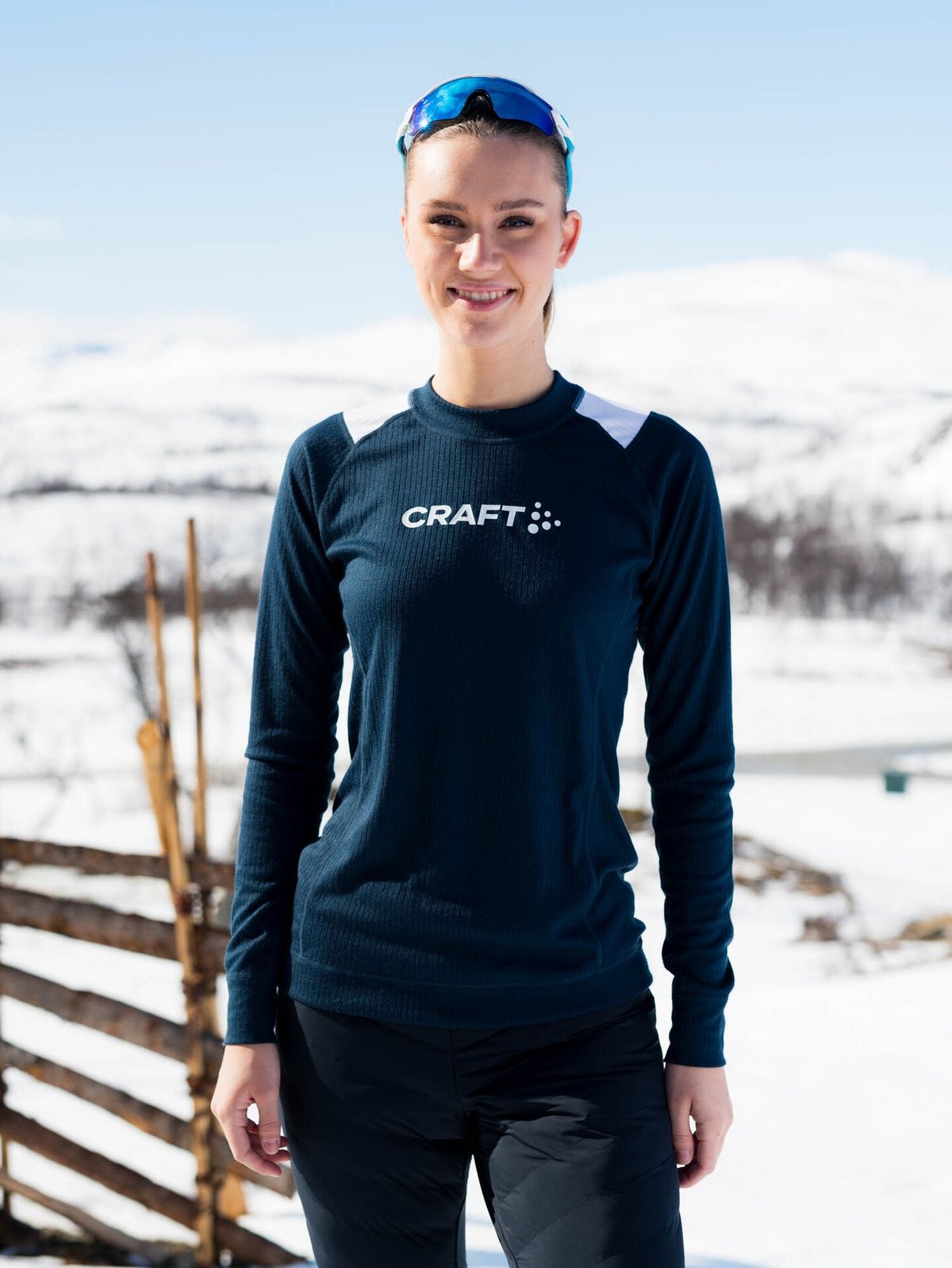 Craft Nor Dry Baselayer Set Blaze / White