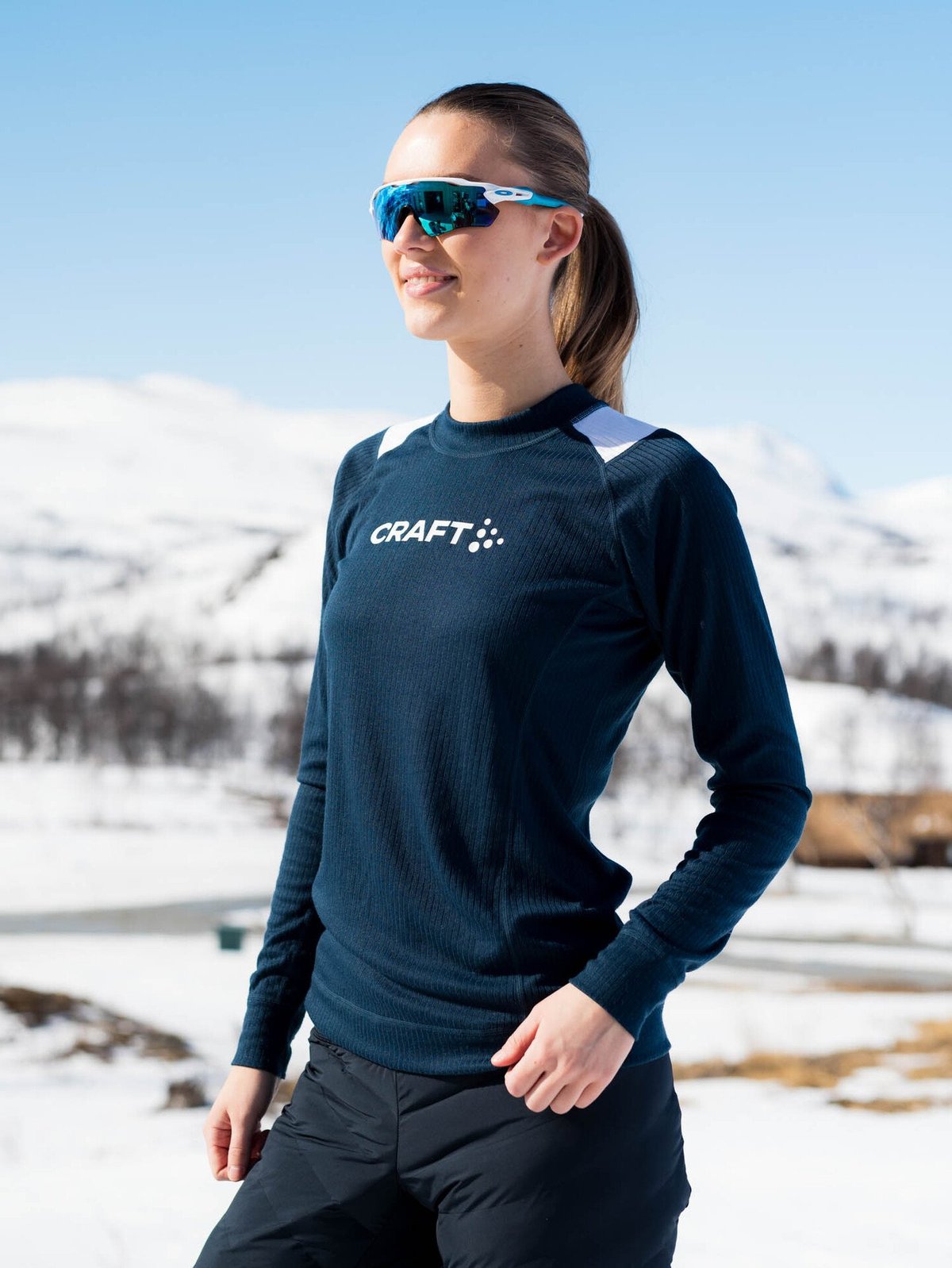 Craft Nor Dry Baselayer Set Blaze / White