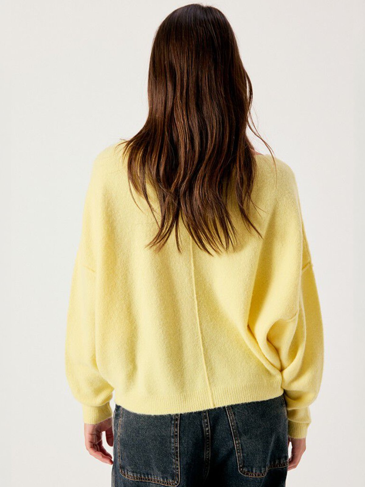 American Vintage Damsville Sweater Melange Butter
