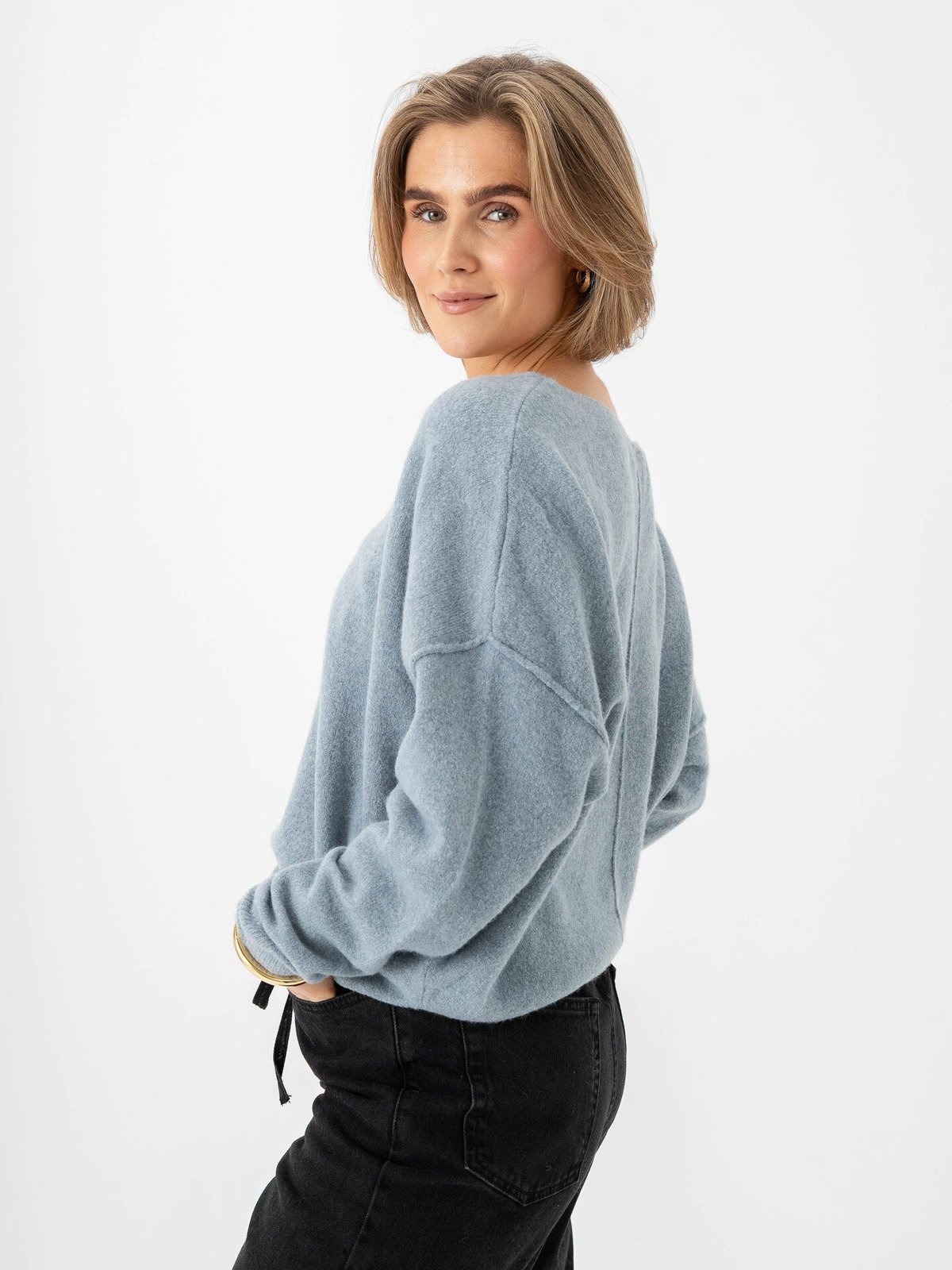 American Vintage Damsville Sweater Blå