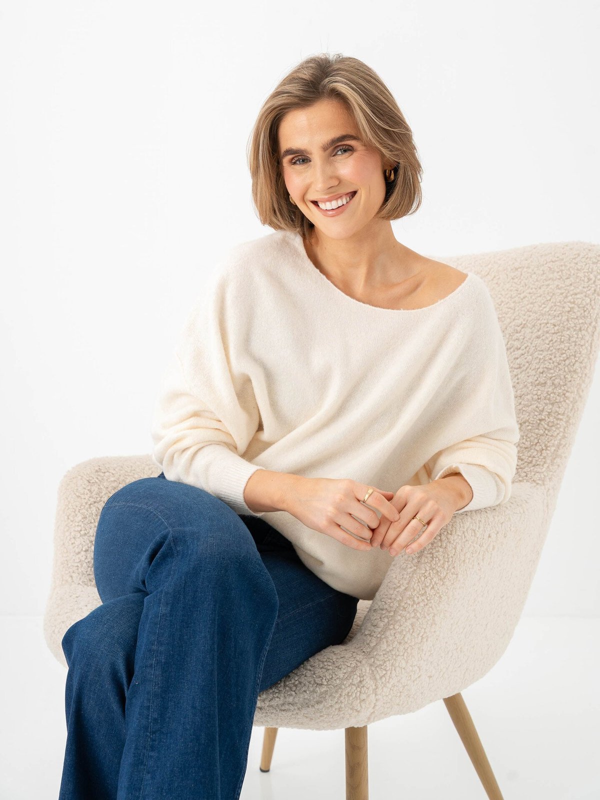 American Vintage Damsville Sweater Beige