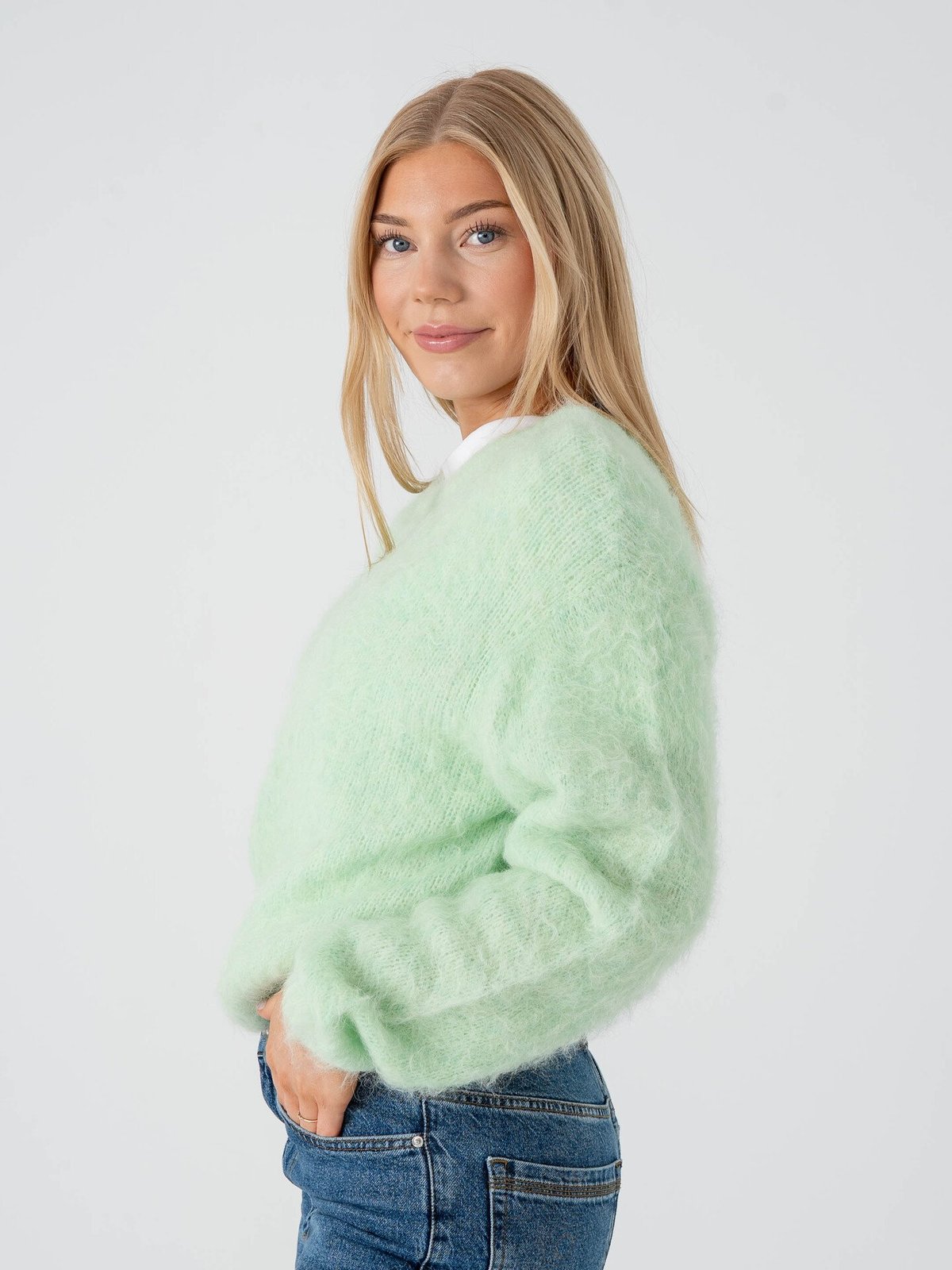 American Vintage Niby Sweater Almond Melange