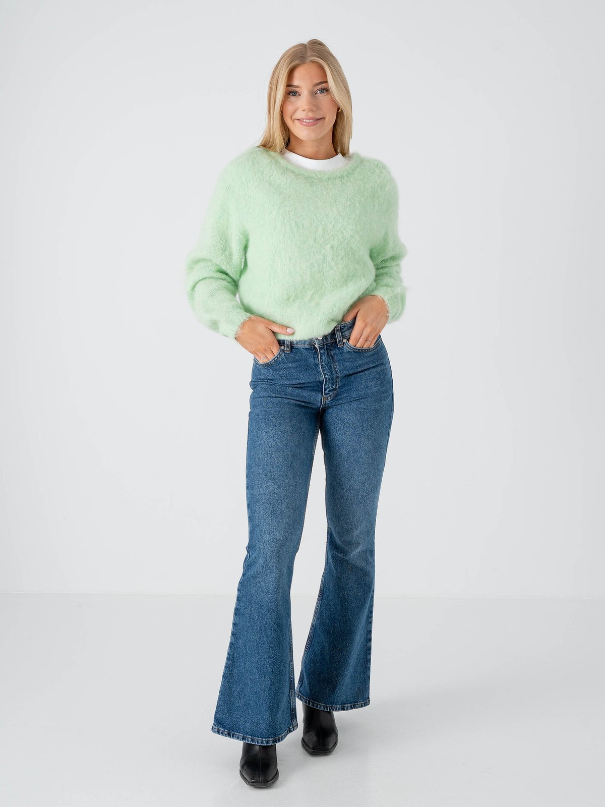 American Vintage Niby Sweater Almond Melange