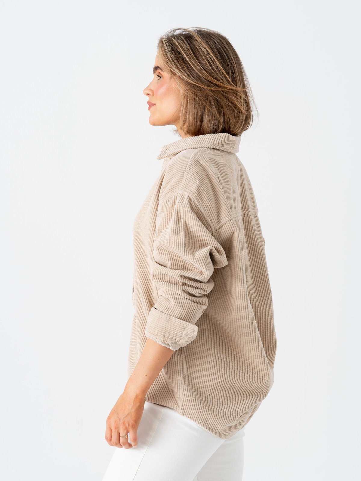 American Vintage Padow Long Sleeve Shirt Mastic