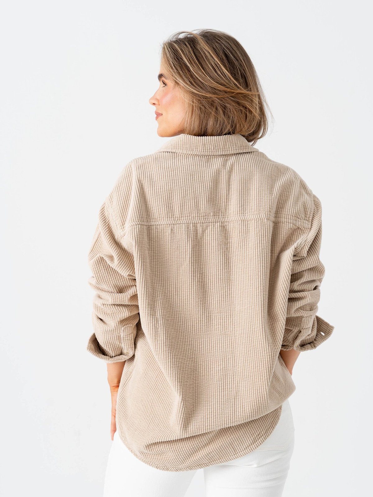 American Vintage Padow Long Sleeve Shirt Mastic