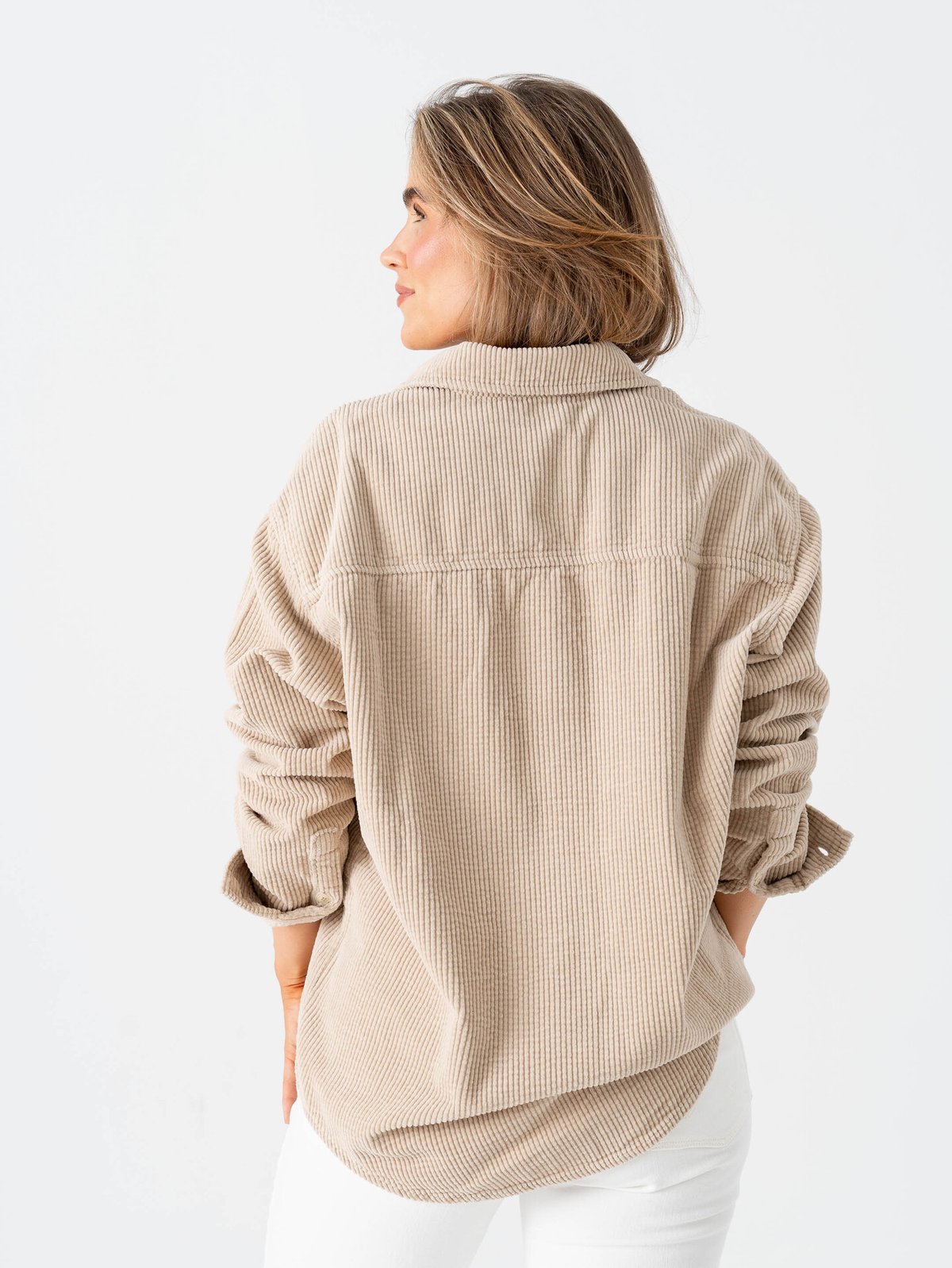 American Vintage Padow Long Sleeve Shirt Mastic