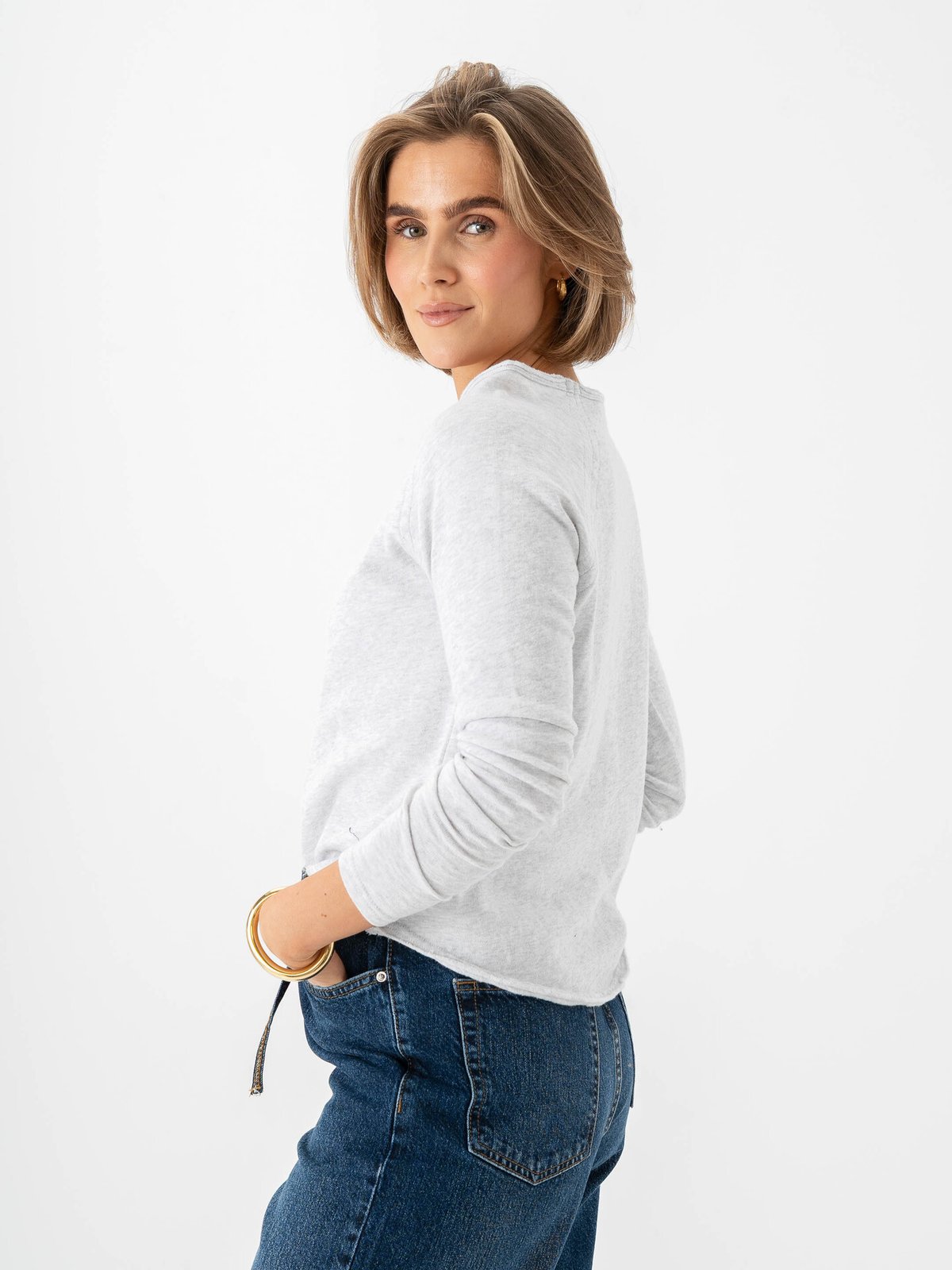 American Vintage Sonoma Long Sleeve Grå