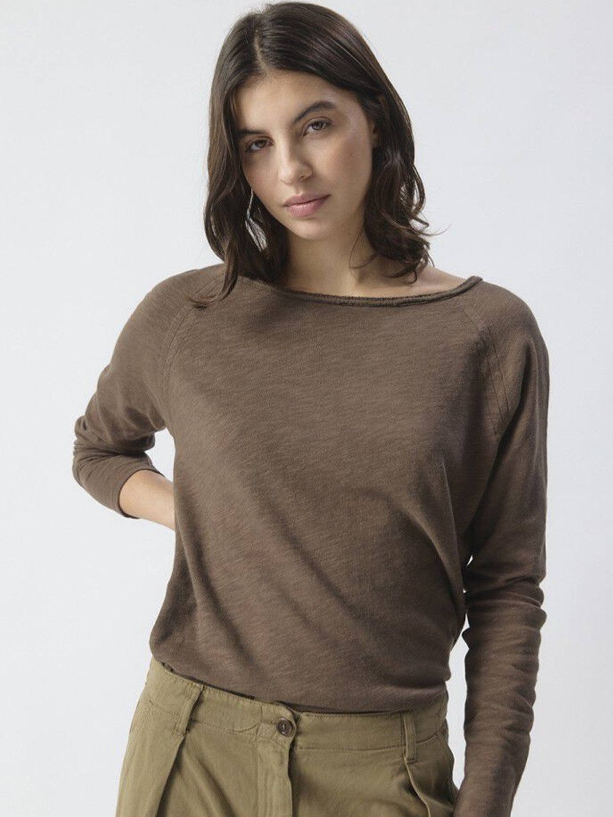 American Vintage Sonoma Long Sleeve Vintage Chestnut