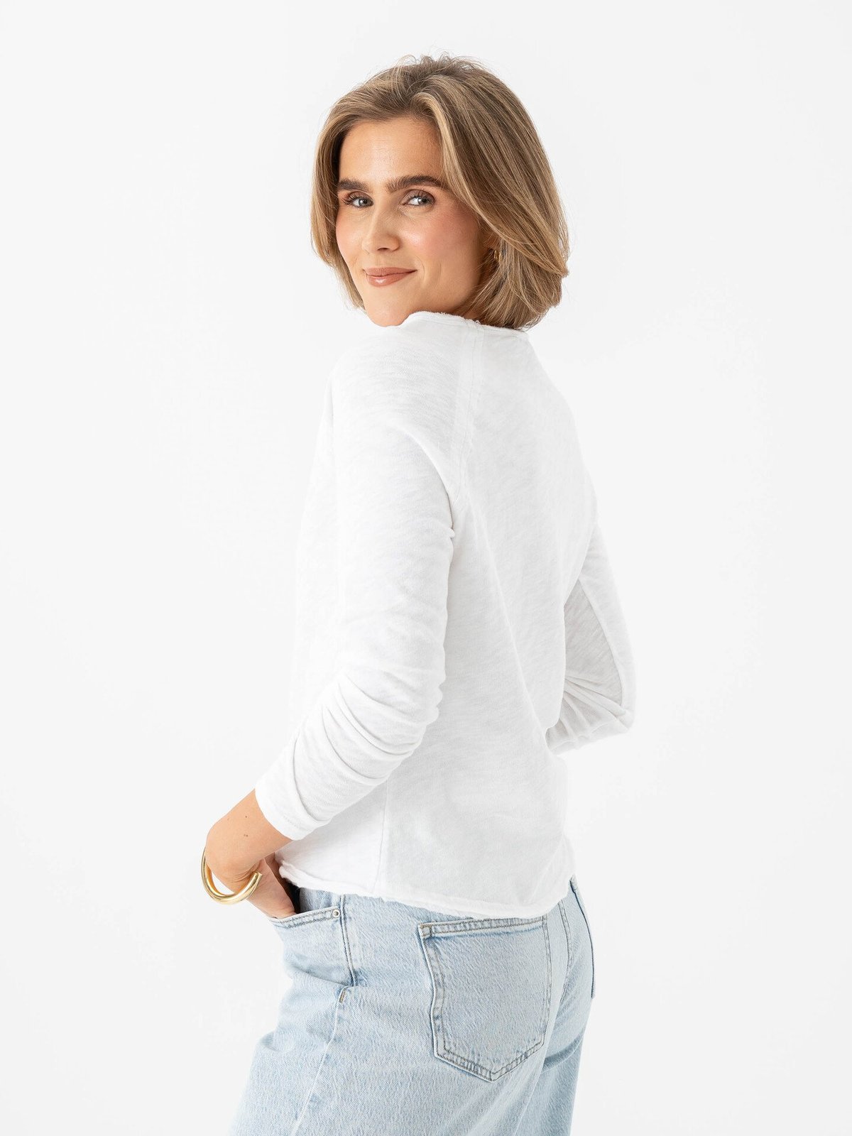 American Vintage Sonoma Long Sleeve White