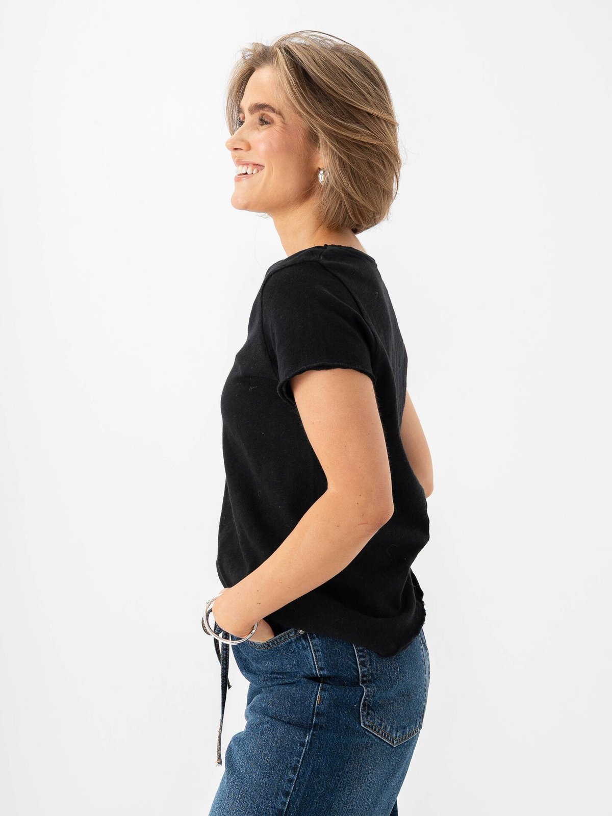 American Vintage Sonoma V-Neck T-Shirt Black