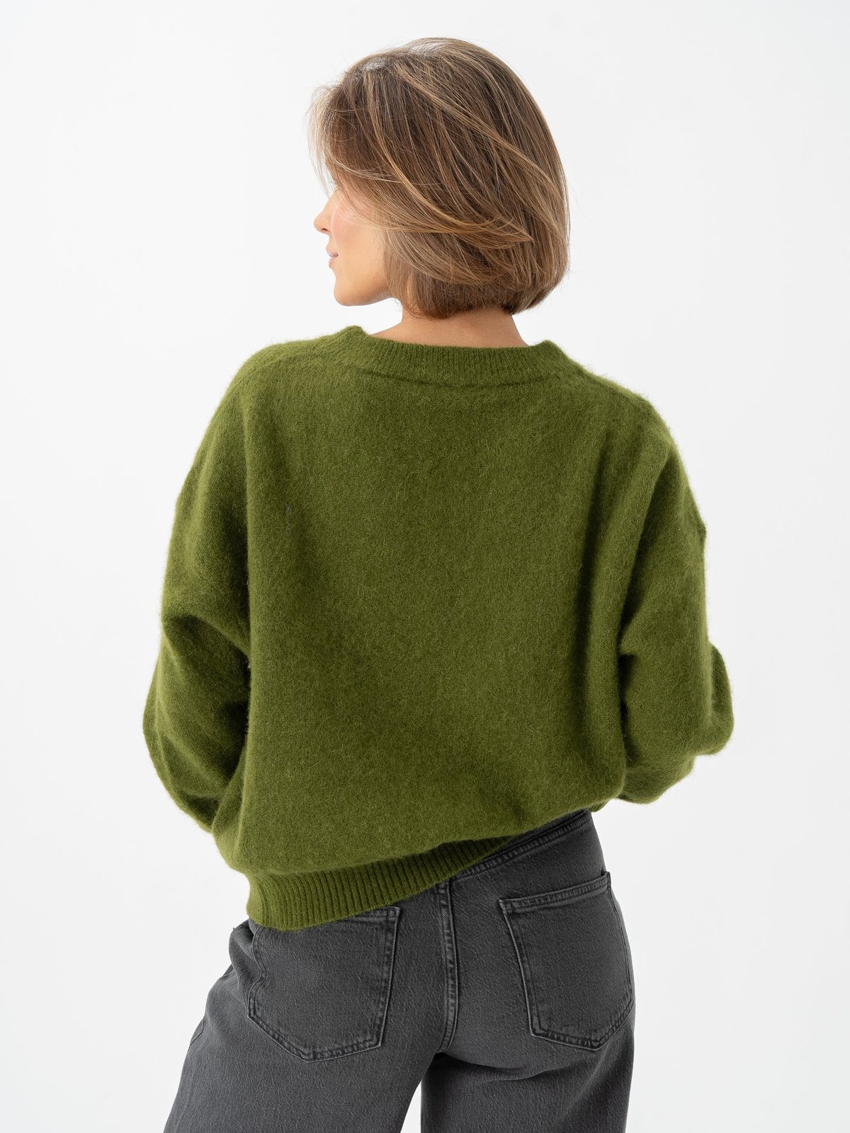 American Vintage Vitow Sweater Pesto melange