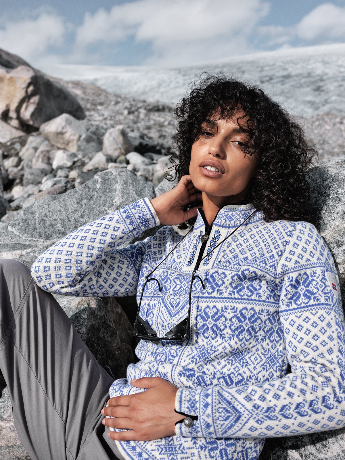 Dale Of Norway Peace Sweater Blå