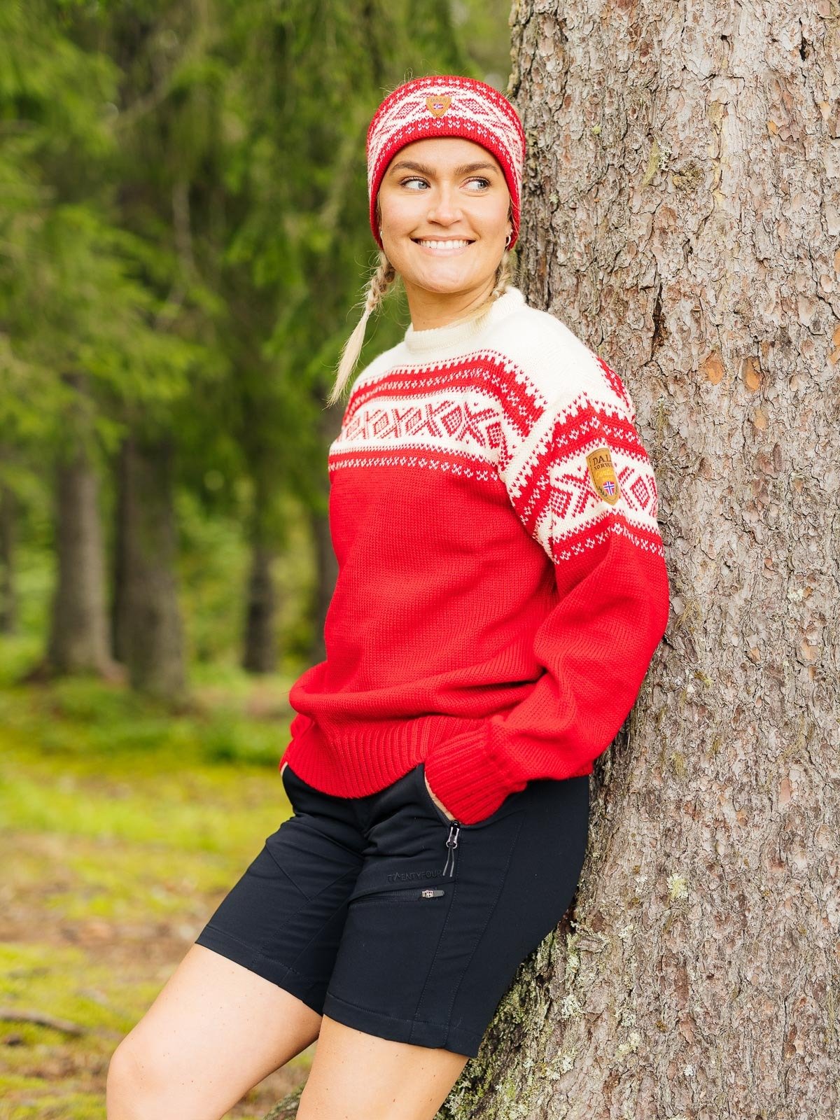 Dale Of Norway Cortina 1956 Headband Rød / Hvit