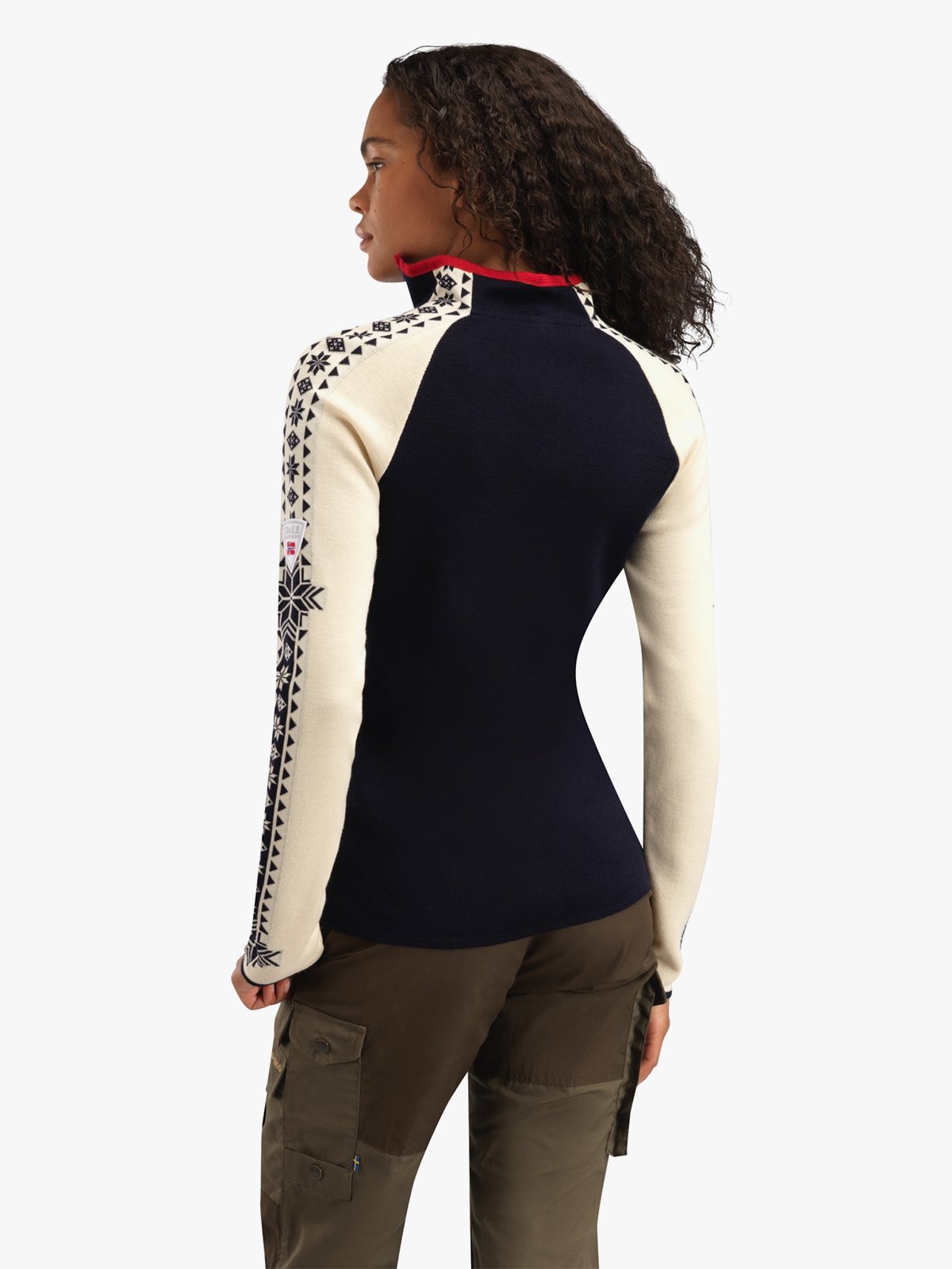 Dale Of Norway Geilo Sweater Navy Offwhite Raspberry