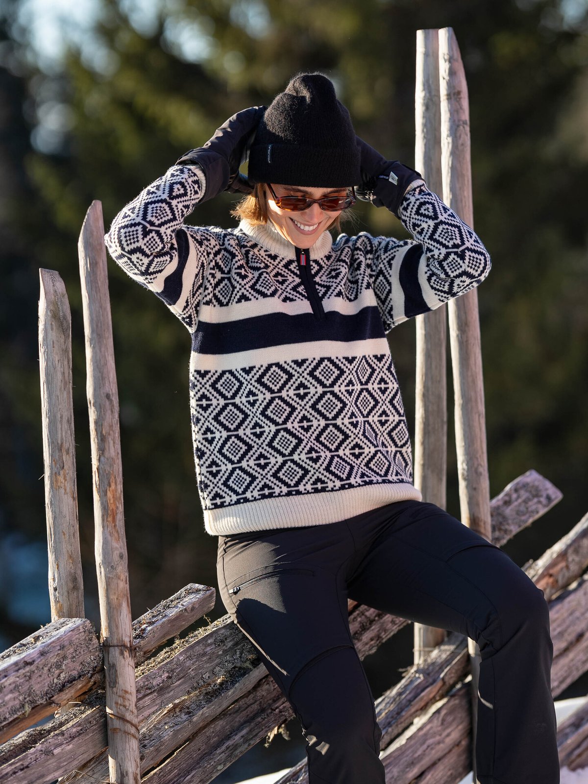 Dale Of Norway Cortina 2026 Fem. Sweater Marineblå