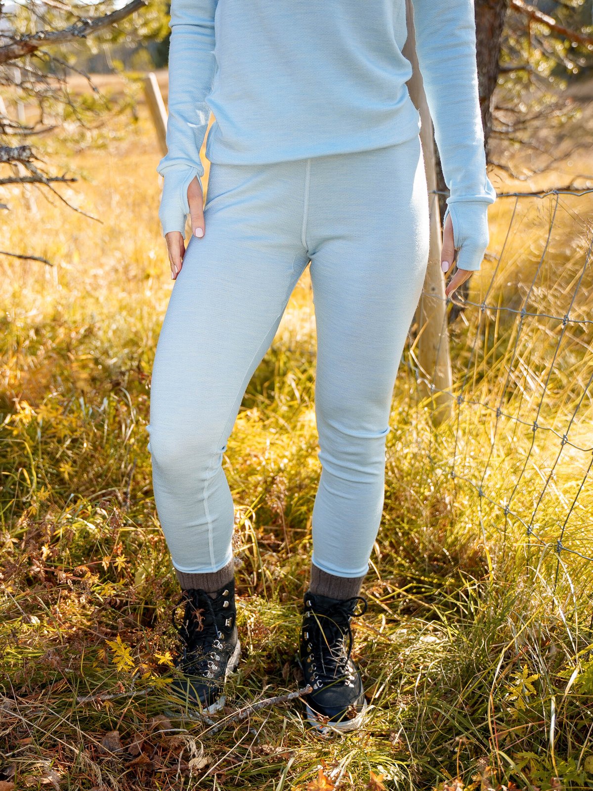 Devold Expedition Merino 235 Longs Woman Blå