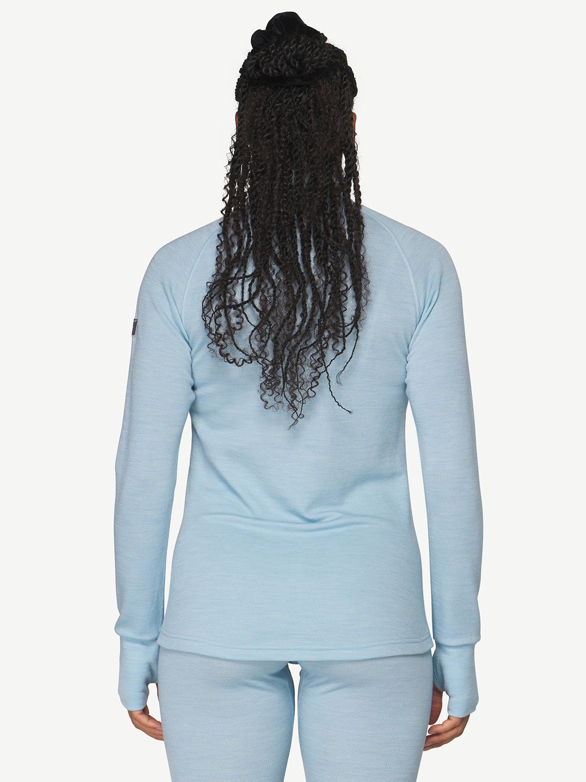 Devold Expedition Merino 235 Zip Neck Woman Blå