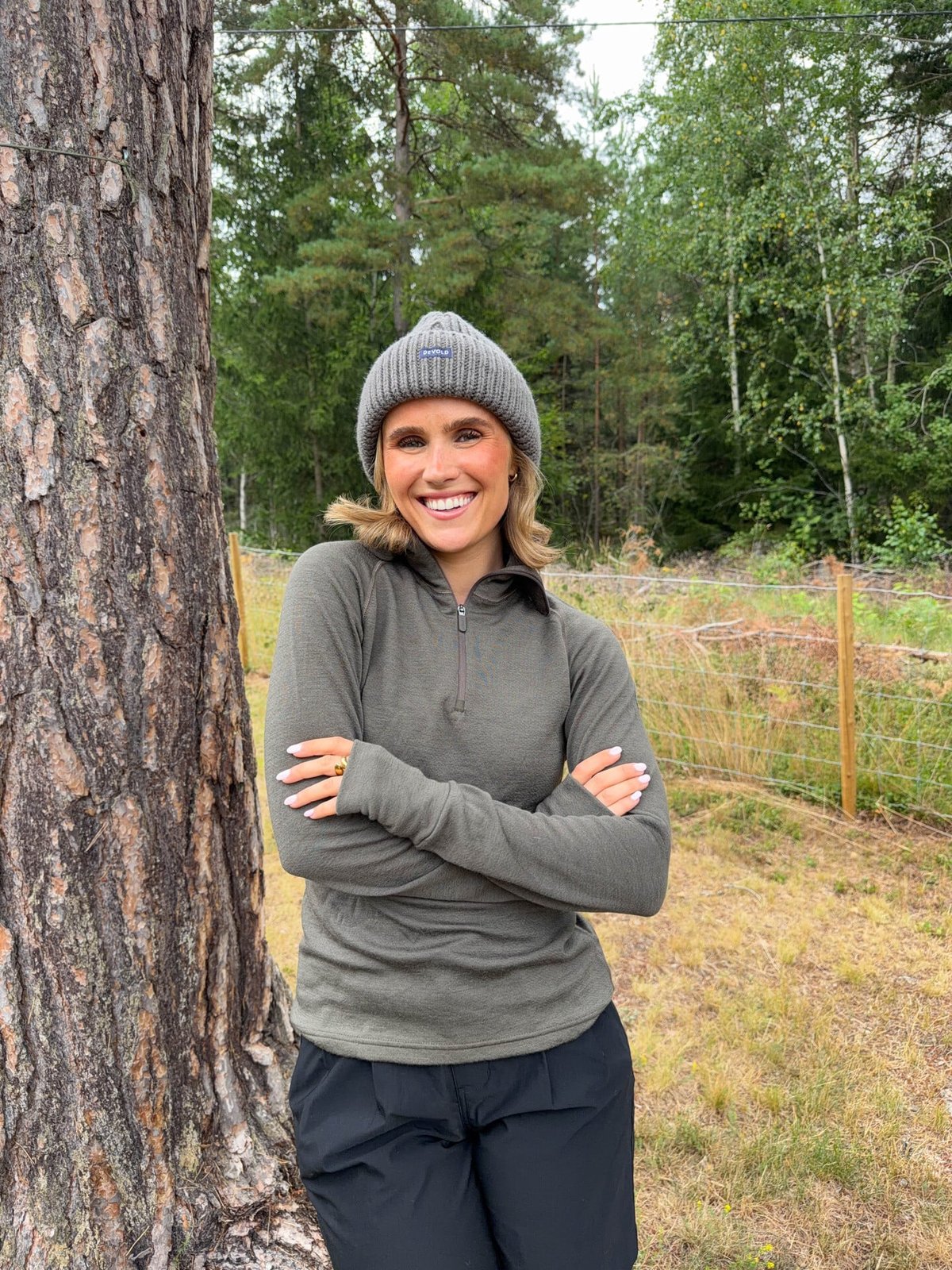 Devold Expedition Merino 235 Zip Neck Woman Grå