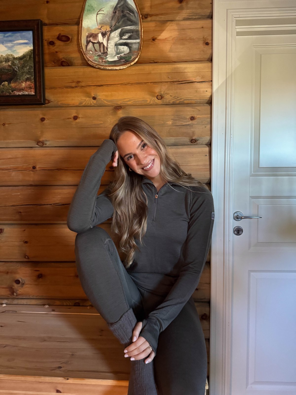 Devold Expedition Merino 235 Zip Neck Woman Grå