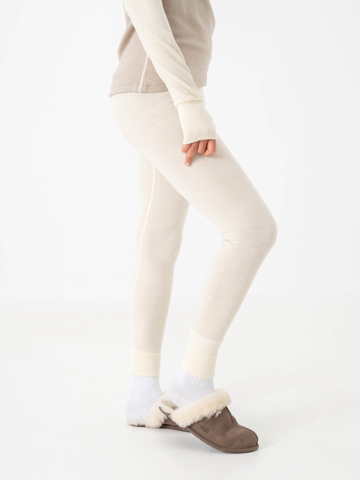 Devold Expedition Merino Silk Longs Woman Offwhite