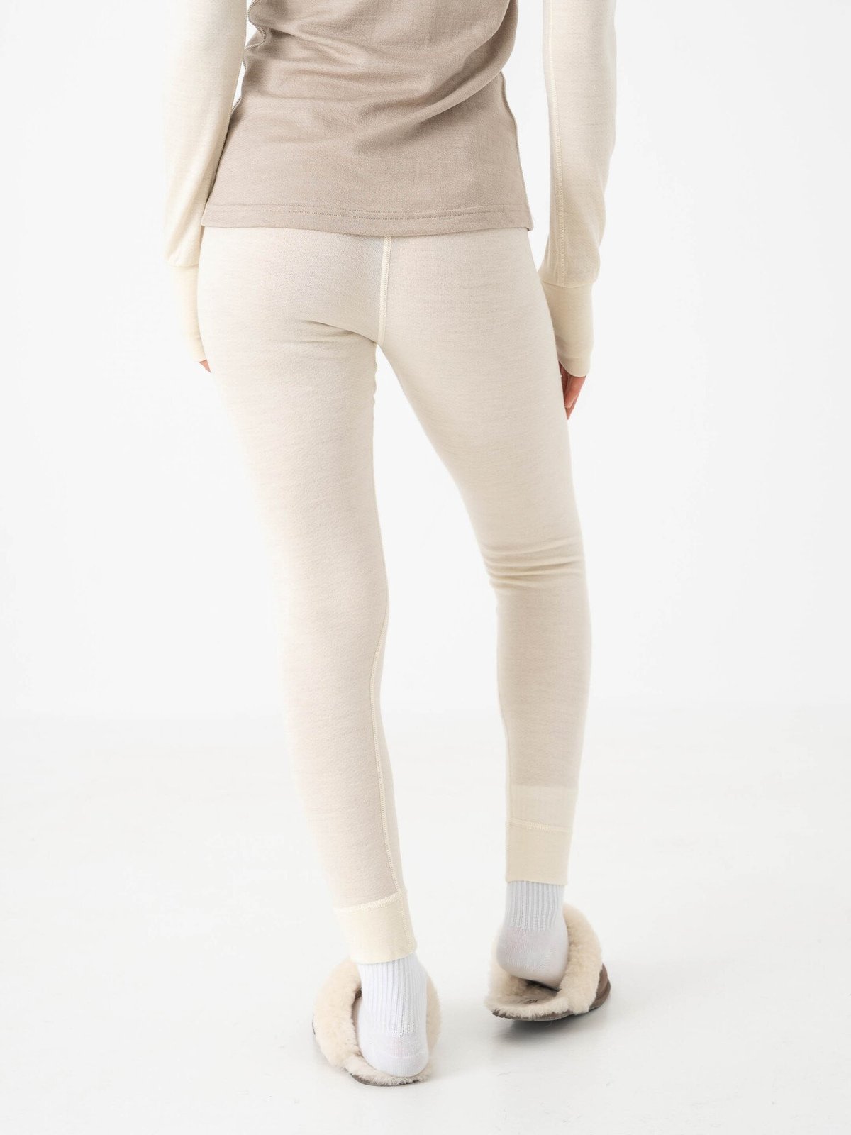 Devold Expedition Merino Silk Longs Woman Offwhite